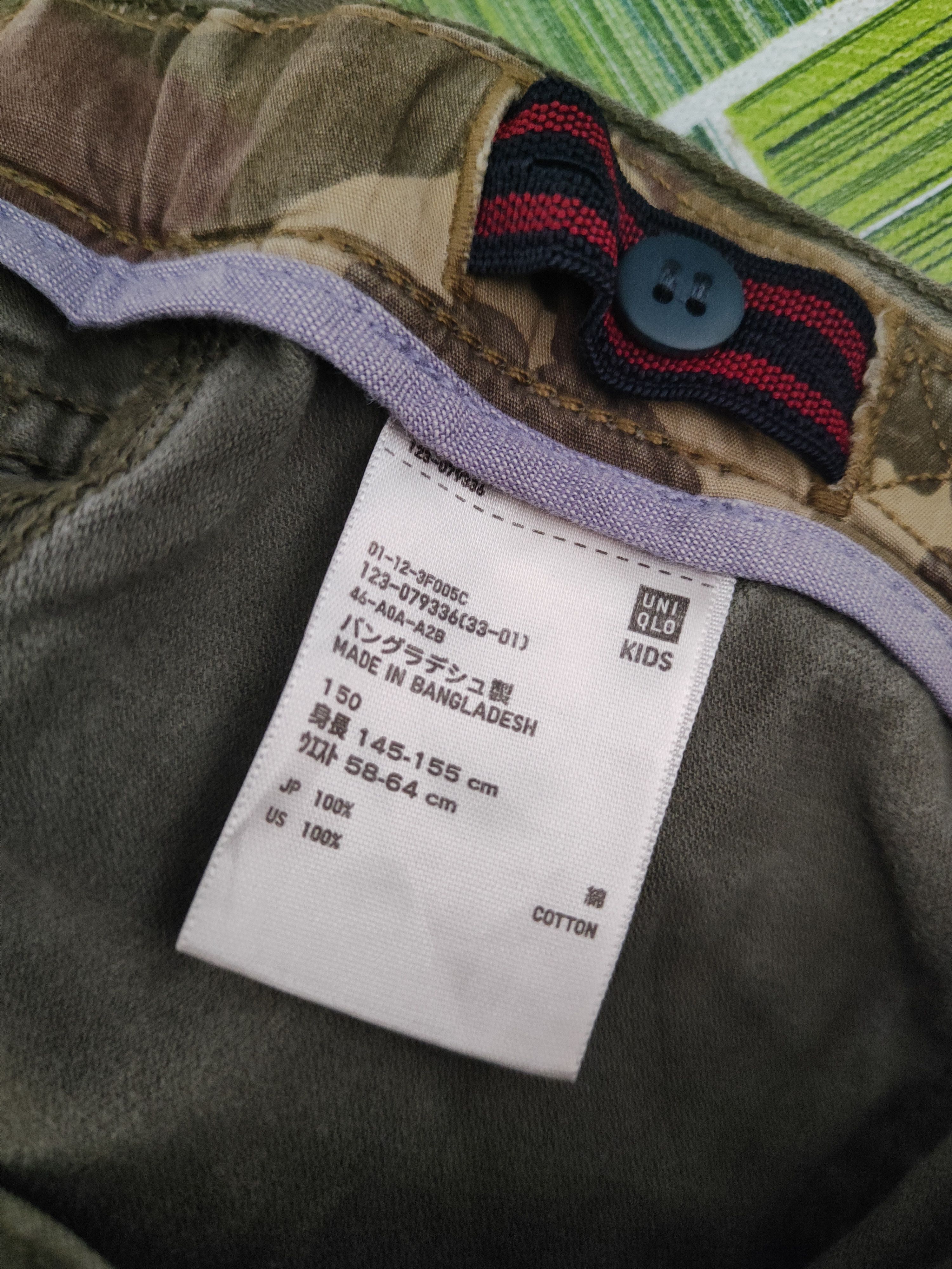 Japanese Brand DL Uniqlo Olive Multipocket Tactical Cargo Pants #508 Size US 26 / EU 42 - 13 Thumbnail