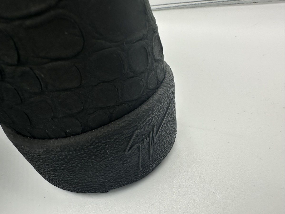 Giuseppe Zanotti Giuseppe Zanotti Hightop Croc Print Sneakers Size US 7.5 / EU 40-41 - 9 Thumbnail
