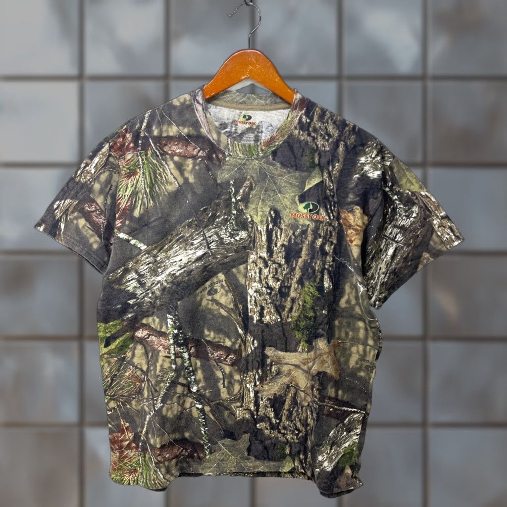Vintage VINTAGE Mossy Oak Tree Camo T-Shirt Large Men Size US L / EU 52-54 / 3 - 1 Thumbnail
