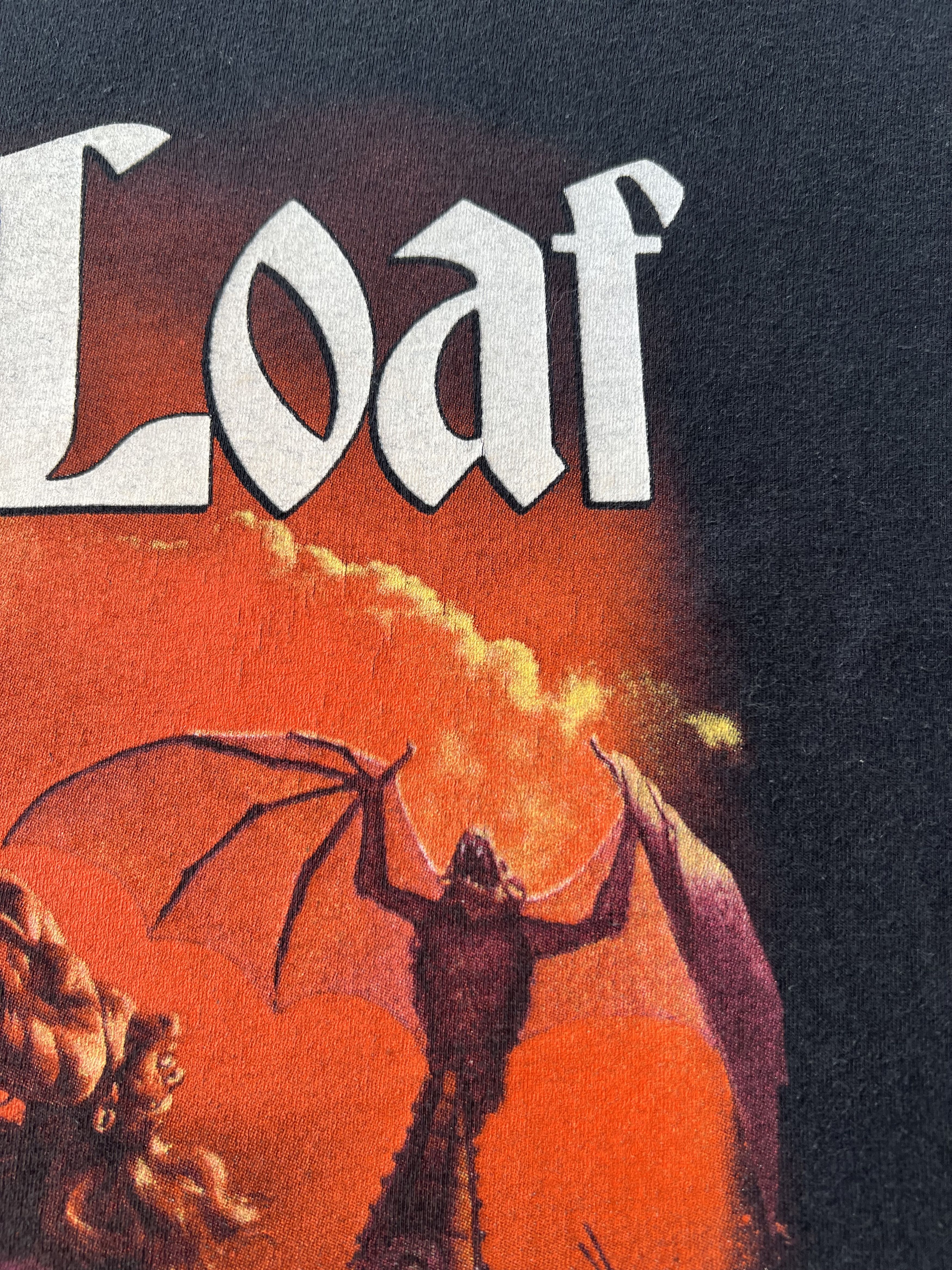 Band Tees Vintage 2003 Meat Loaf Heavy Metal Band Black T-shirt Size US M / EU 48-50 / 2 - 5 Thumbnail