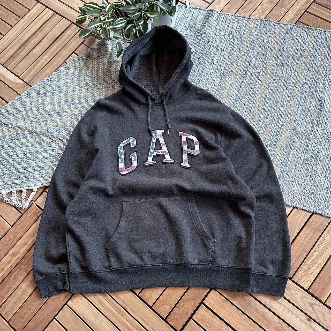 Gap Vintage Y2K Gap USA Big Logo Baggy Hoodie Size US XL / EU 56 / 4 - 1 Thumbnail