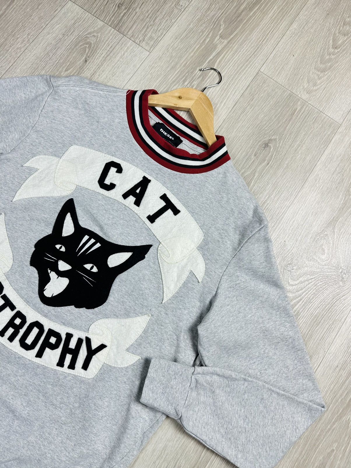 Diesel Vintage Diesel Crewneck Sweatshirt Big Logo Cat Astrophy Size US M / EU 48-50 / 2 - 2 Thumbnail