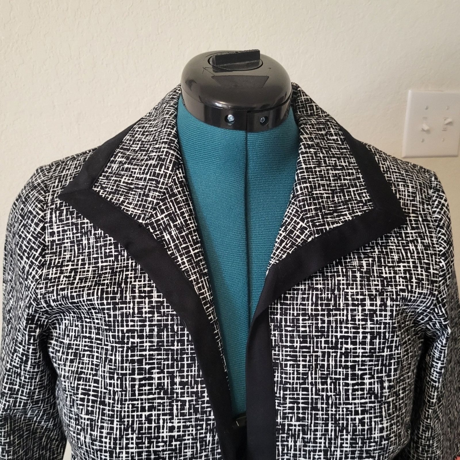 Alfred Dunhill ALFRED DUNNER Blazer with spread collar 3/4 Sleeve 6P Size S / US 4 / IT 40 - 9 Thumbnail
