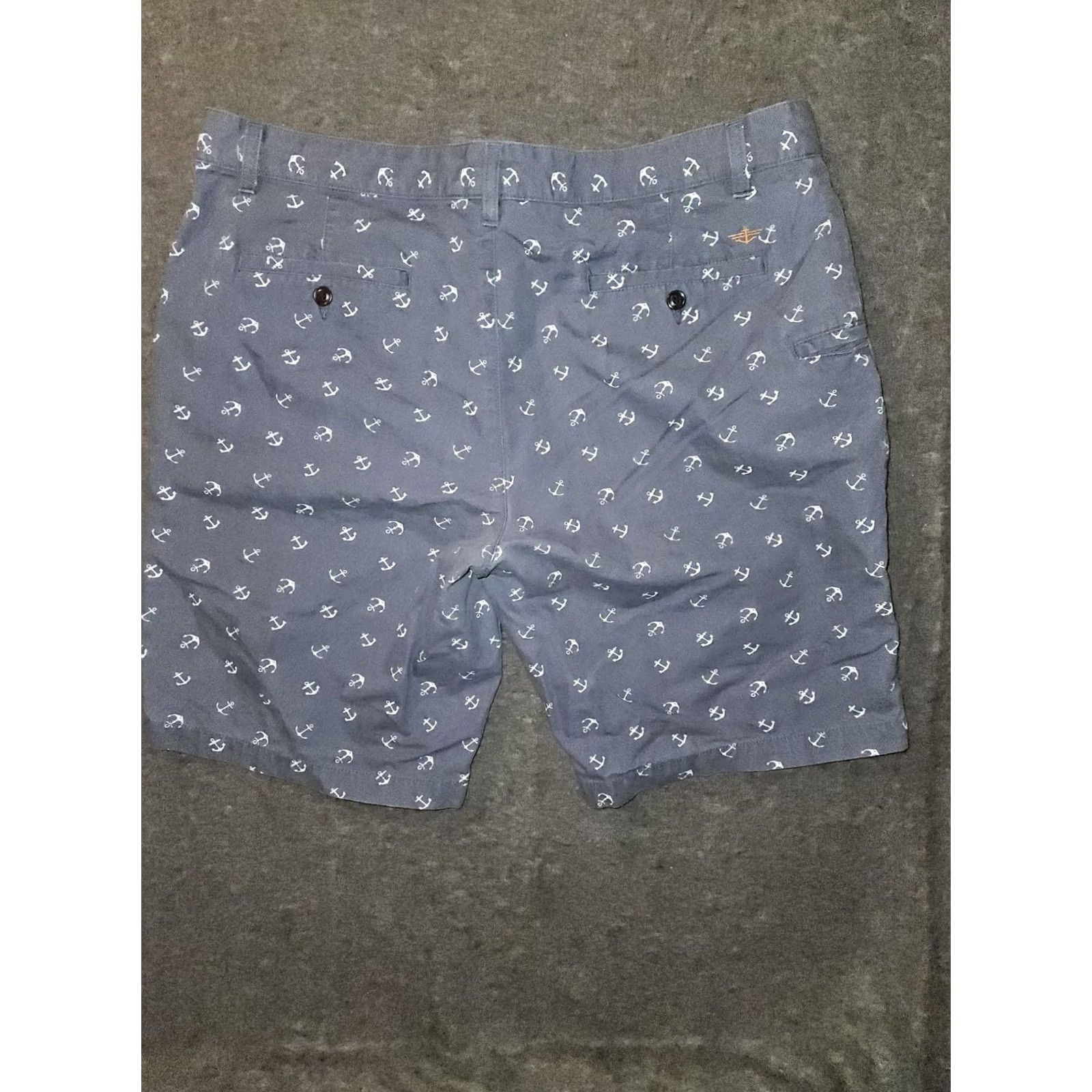 Dockers Dockers Chino Shorts Men's 38 Blue Mid Rise Anchors Nautical Preppy Size US 38 / EU 54 - 7 Thumbnail