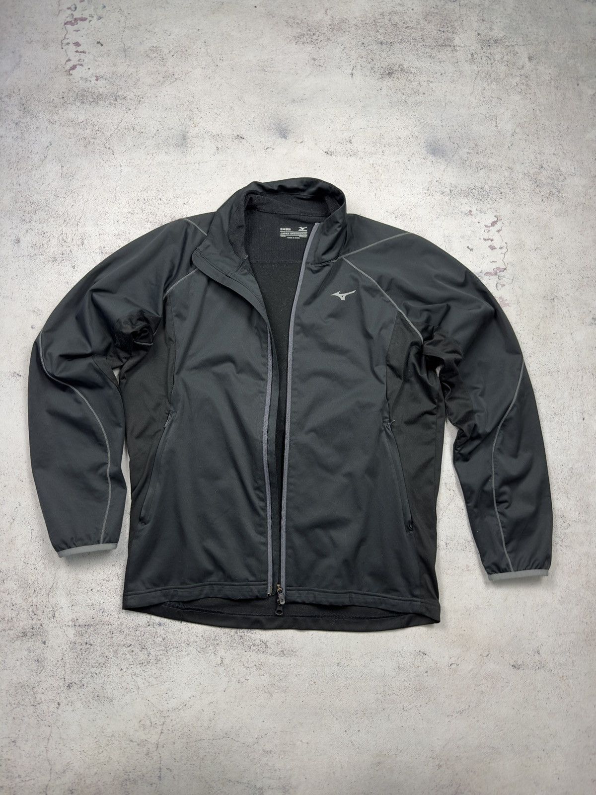 Mizuno Mizuno Running Black Track Jacket Size M Size US M / EU 48-50 / 2 - 2 Thumbnail