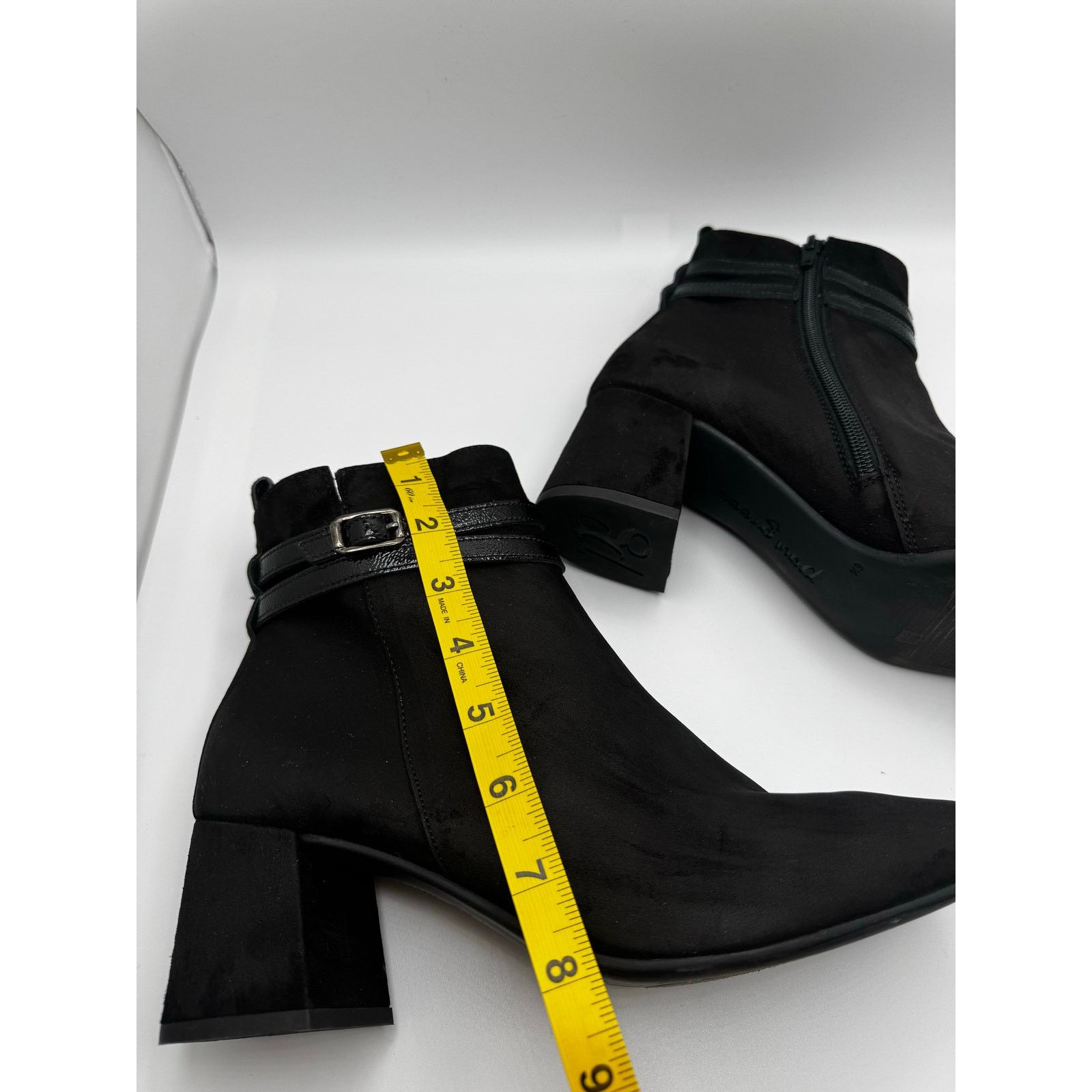 Other Paul Green Sydney Buckle Bootie In Black Suede Combo AU6.5 Size US 9 / IT 39 - 8 Thumbnail