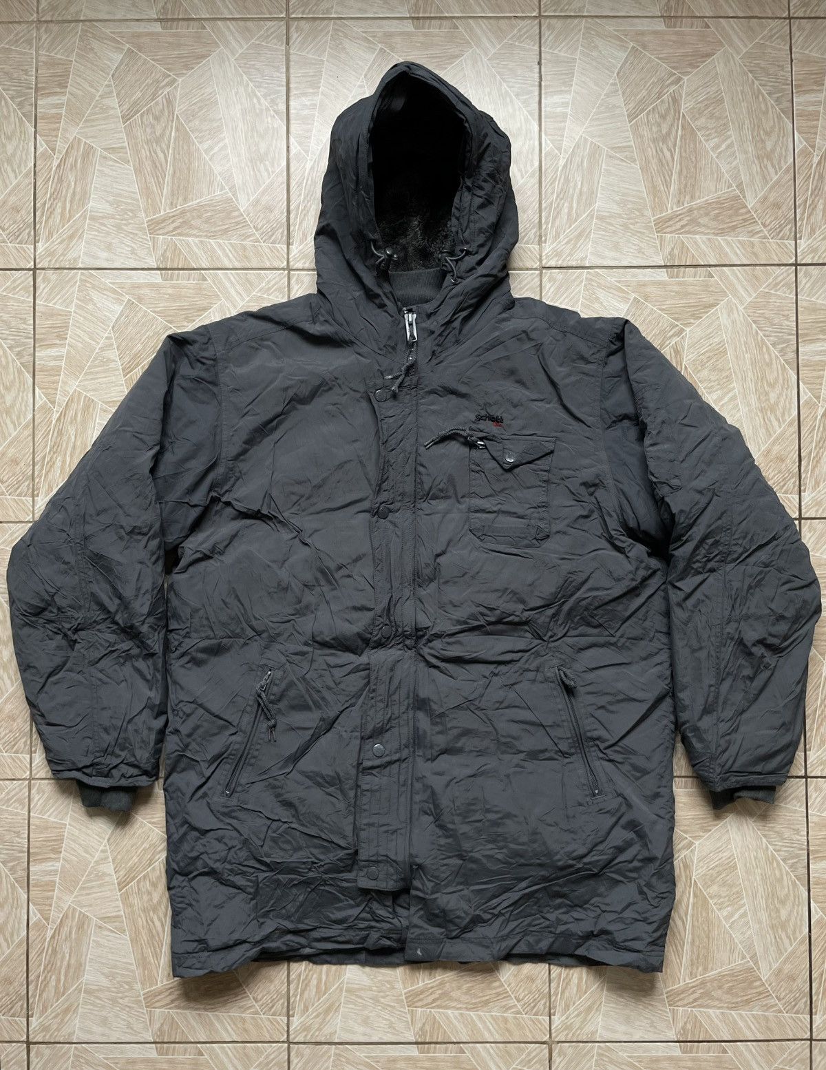 Schott × Vintage Vintage USA Schott NYC Extreme Cold Wheather Nylon Parka Xl Size US XL / EU 56 / 4 - 1 Thumbnail