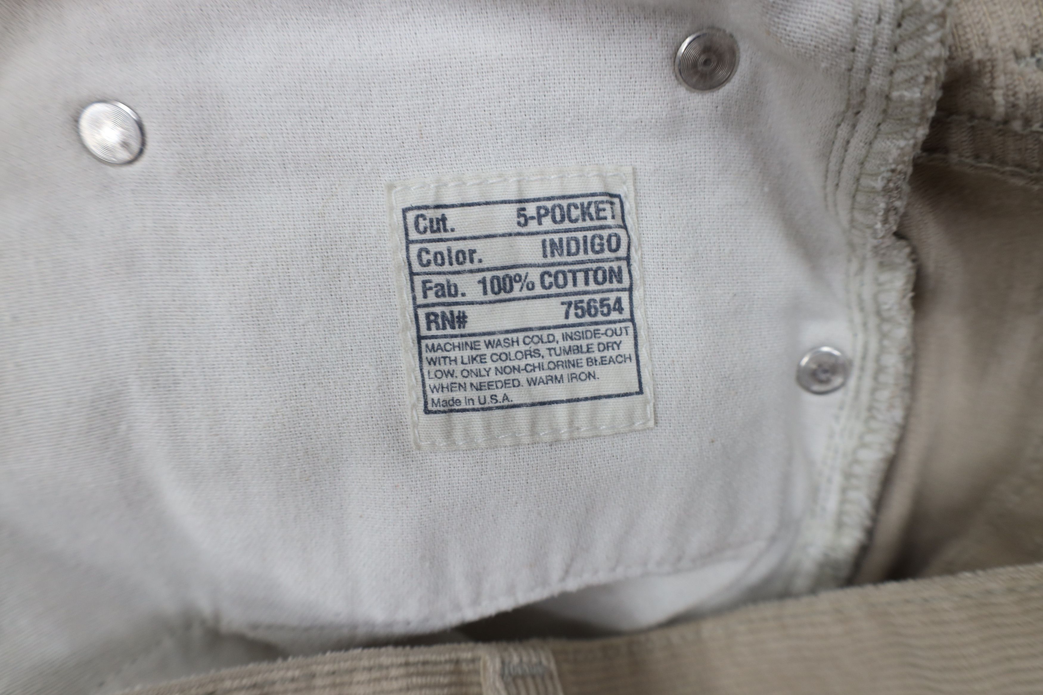 Abercrombie & Fitch Vintage 90s Abercrombie & Fitch Corduroy Pants Beige USA Size US 32 / EU 48 - 9 Thumbnail