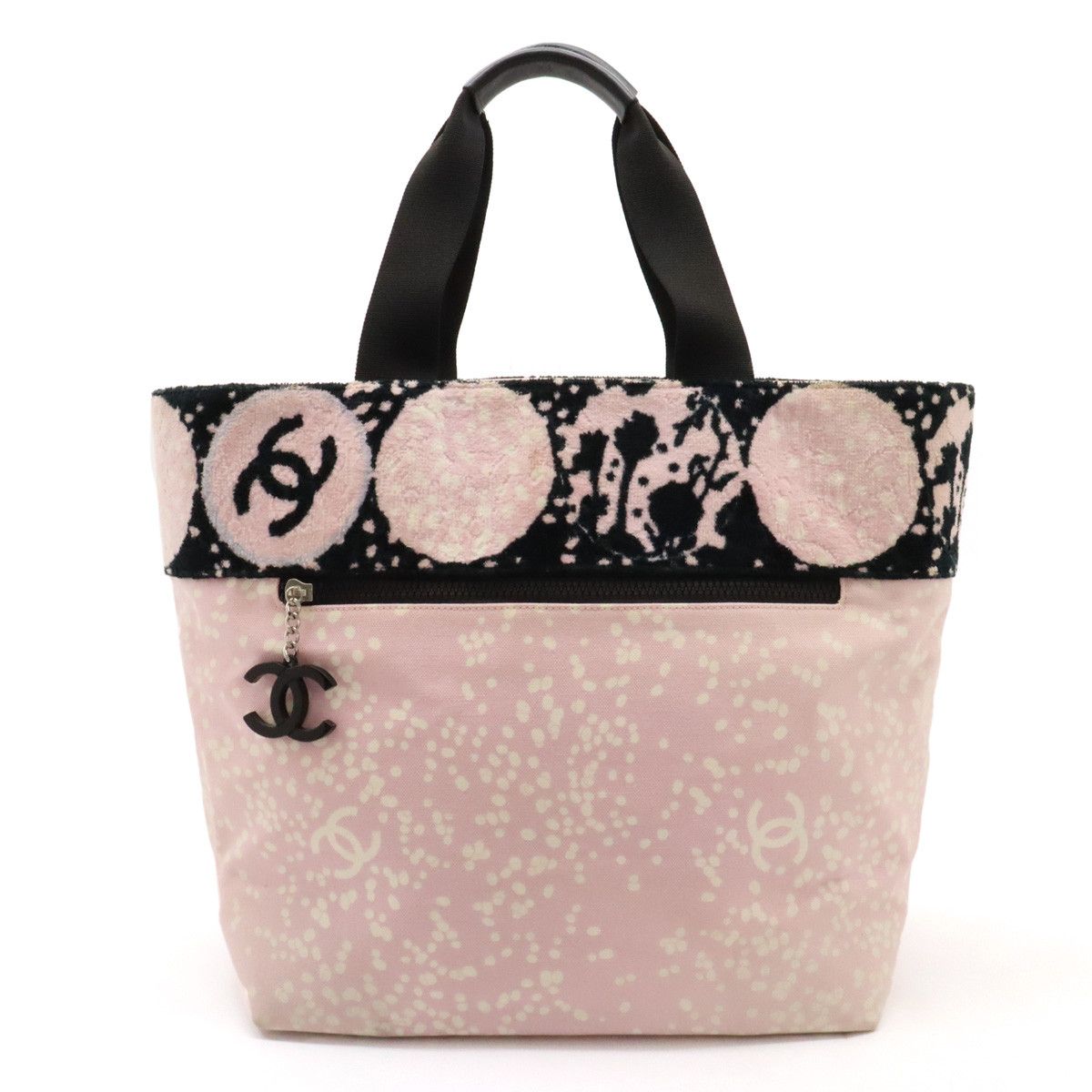 Chanel Chanel Chanel High Summer Canvas/Pile Tote Bag Canvas Tote Bag in Very Good Condition Size ONE SIZE - 1 Thumbnail
