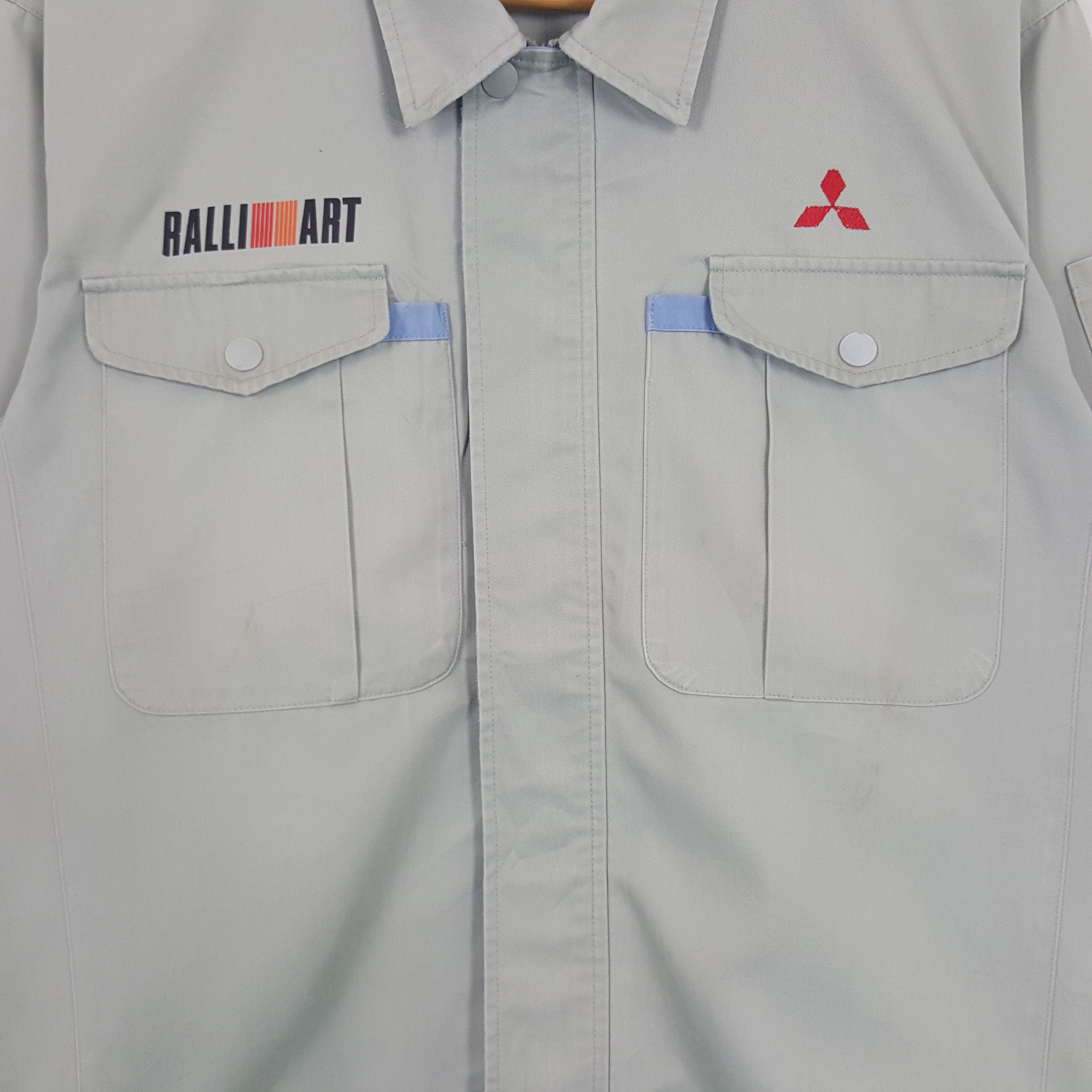 Japanese Brand × Vintage Vintage Mitsubishi Ralli Art Japanese Racing Custom Jacket Size US XL / EU 56 / 4 - 4 Thumbnail