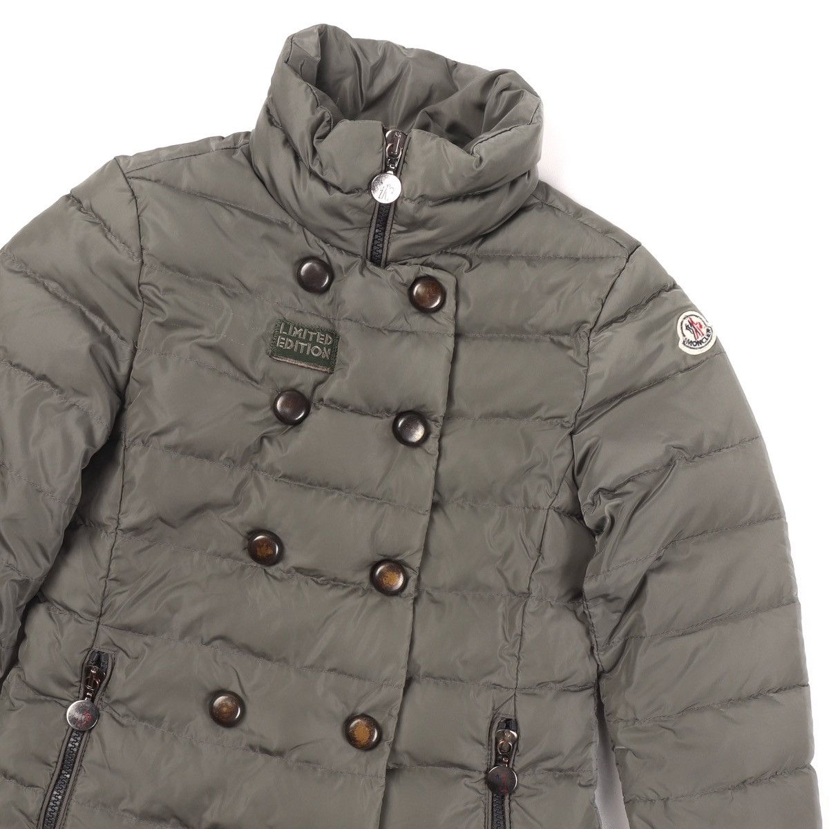 Moncler Authentic Moncler Cappottino Kids Down Long Jacket Olive Size XXS / US 00 / IT 34 - 6 Thumbnail