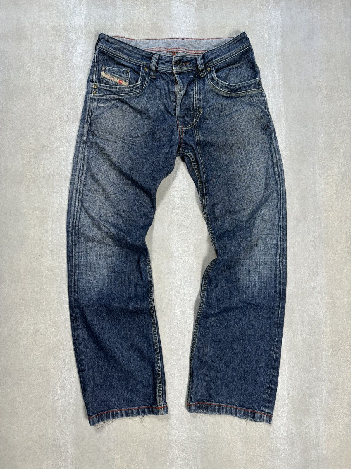 Diesel × Diesel Black Gold Diesel Destresed Trapper Jeans Size US 30 / EU 46 - 2 Thumbnail