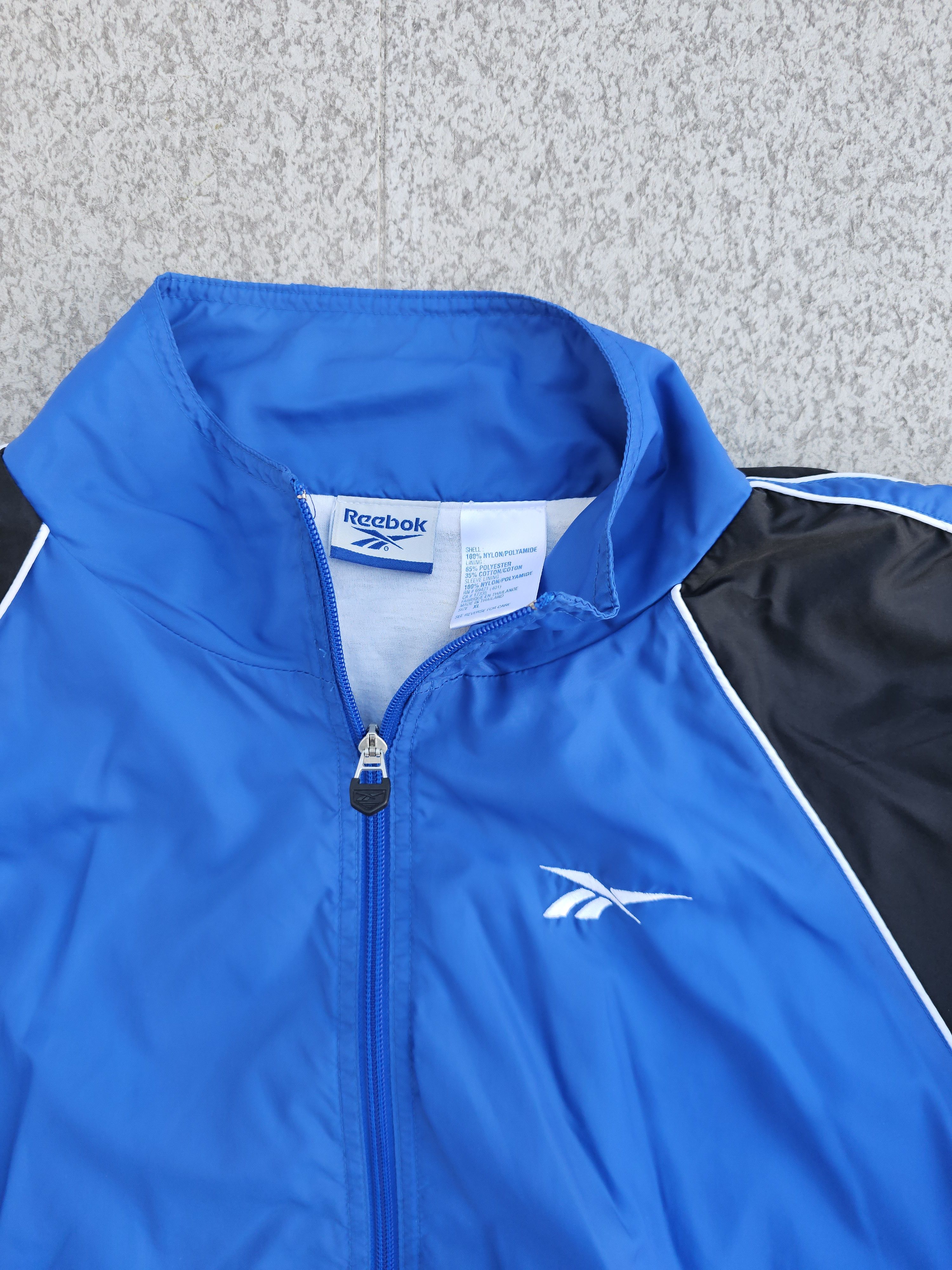Reebok × Vintage Crazy Vintage Reebok Zip Up Track Jacket Size US XL / EU 56 / 4 - 4 Thumbnail
