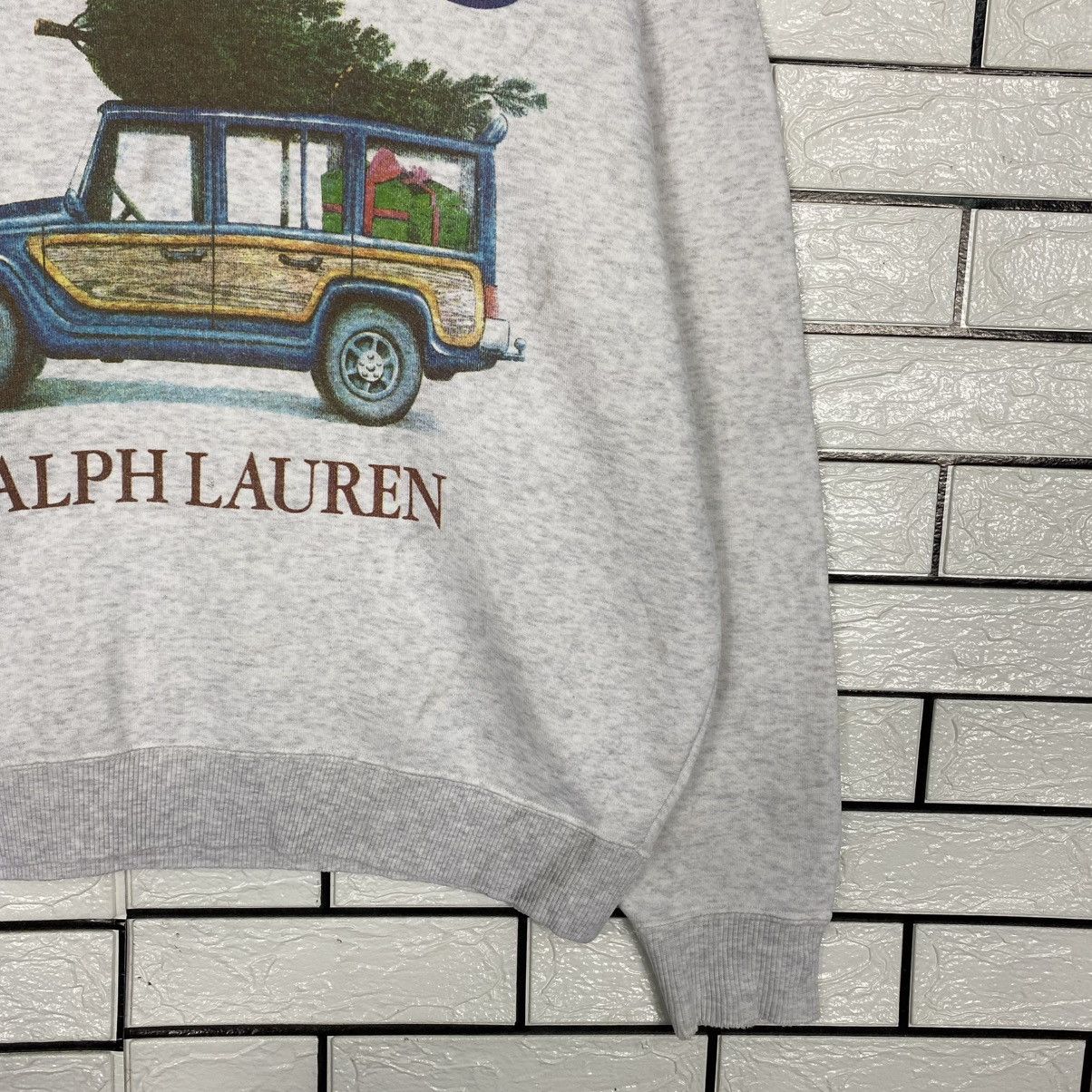 Ralph Lauren 🔥VINTAGE DISTRESSED SWEATSHIRT CHAPS RALPH LAUREN JEEP Size US L / EU 52-54 / 3 - 5 Thumbnail