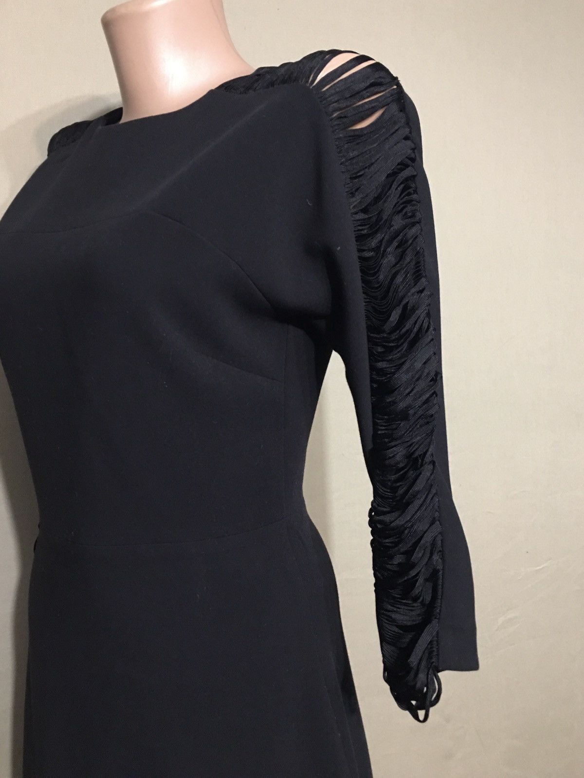 Sandro Sandro Paris Black Designer Dress Size 1 Size S / US 4 / IT 40 - 3 Thumbnail
