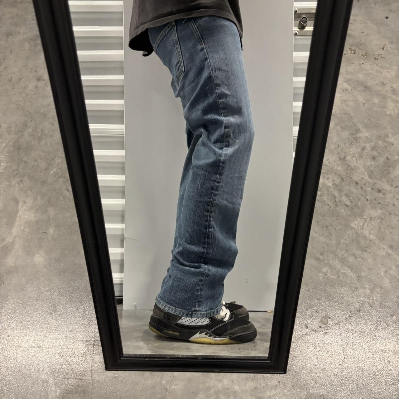 Japanese Brand × Vintage Crazy Vintage Y2K/2000s Grunge Dark Wash Denim Jeans! Size US 29 - 2 Thumbnail
