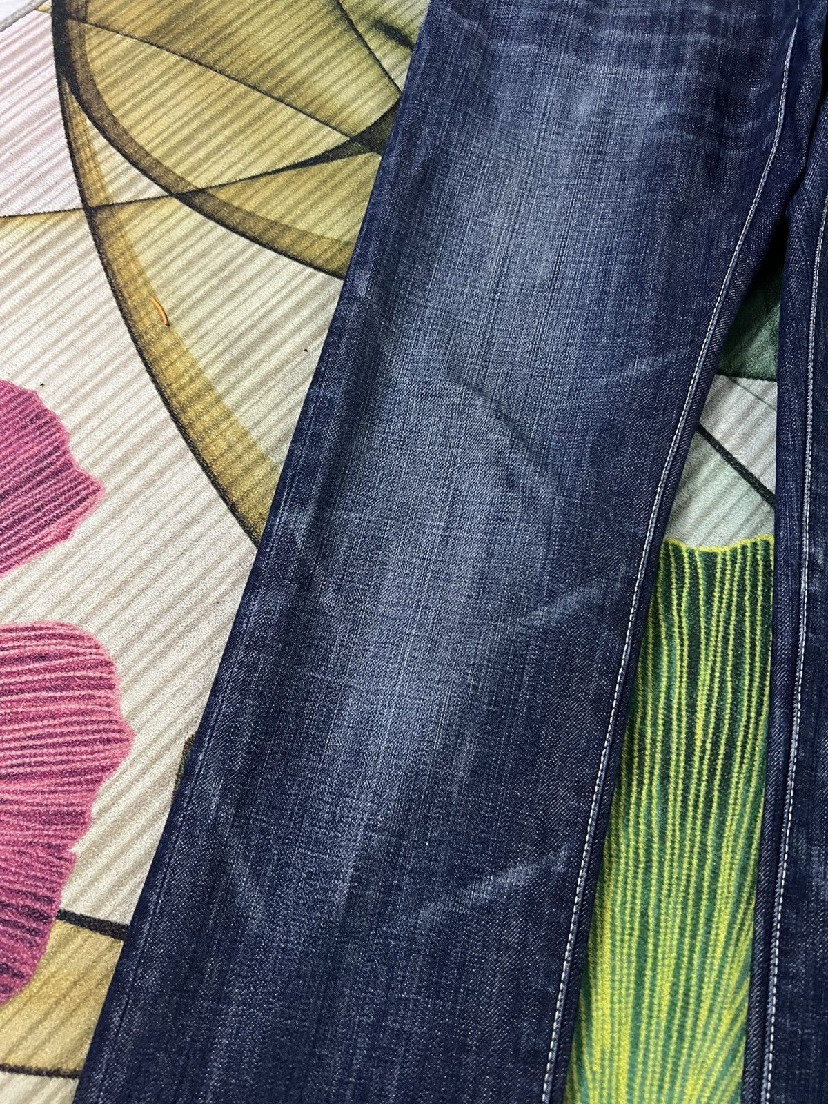 Issey Miyake 💥Vintage Tete Homme Issey Miyake Distress Jean Size US 28 / EU 44 - 8 Thumbnail