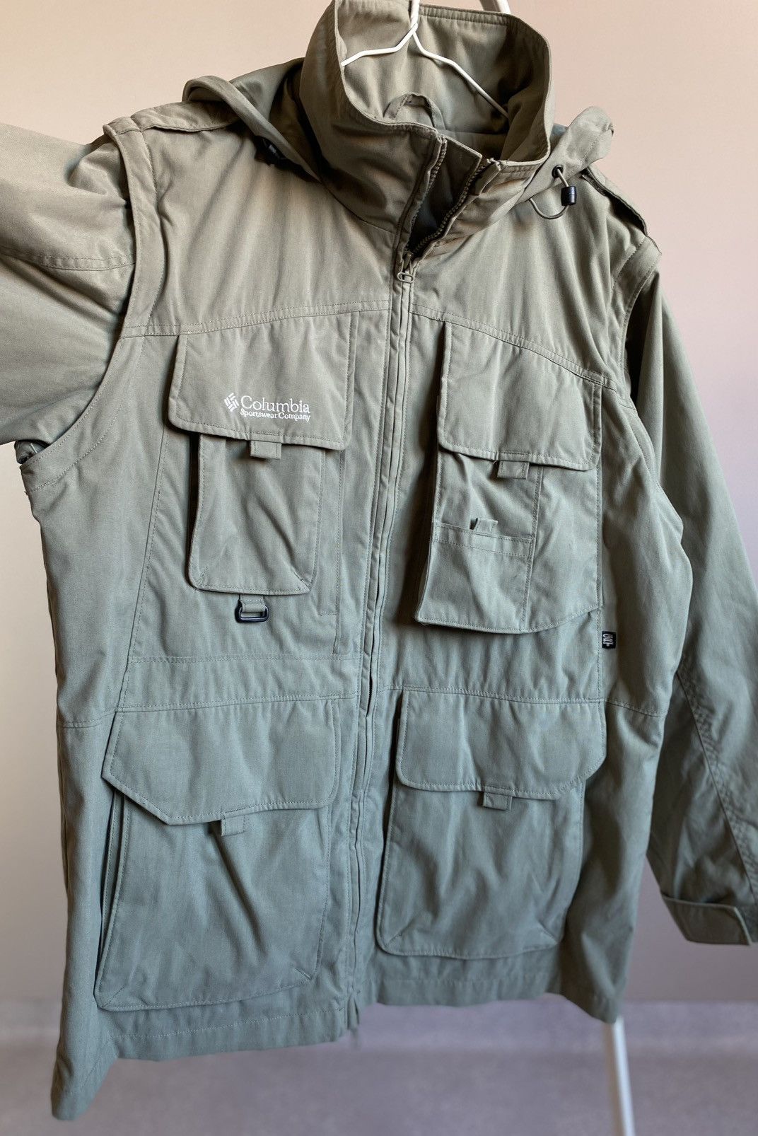 Columbia 2in1 COLUMBIA Multipocket Tactical Utility Jacket Vest Size US M / EU 48-50 / 2 - 6 Thumbnail