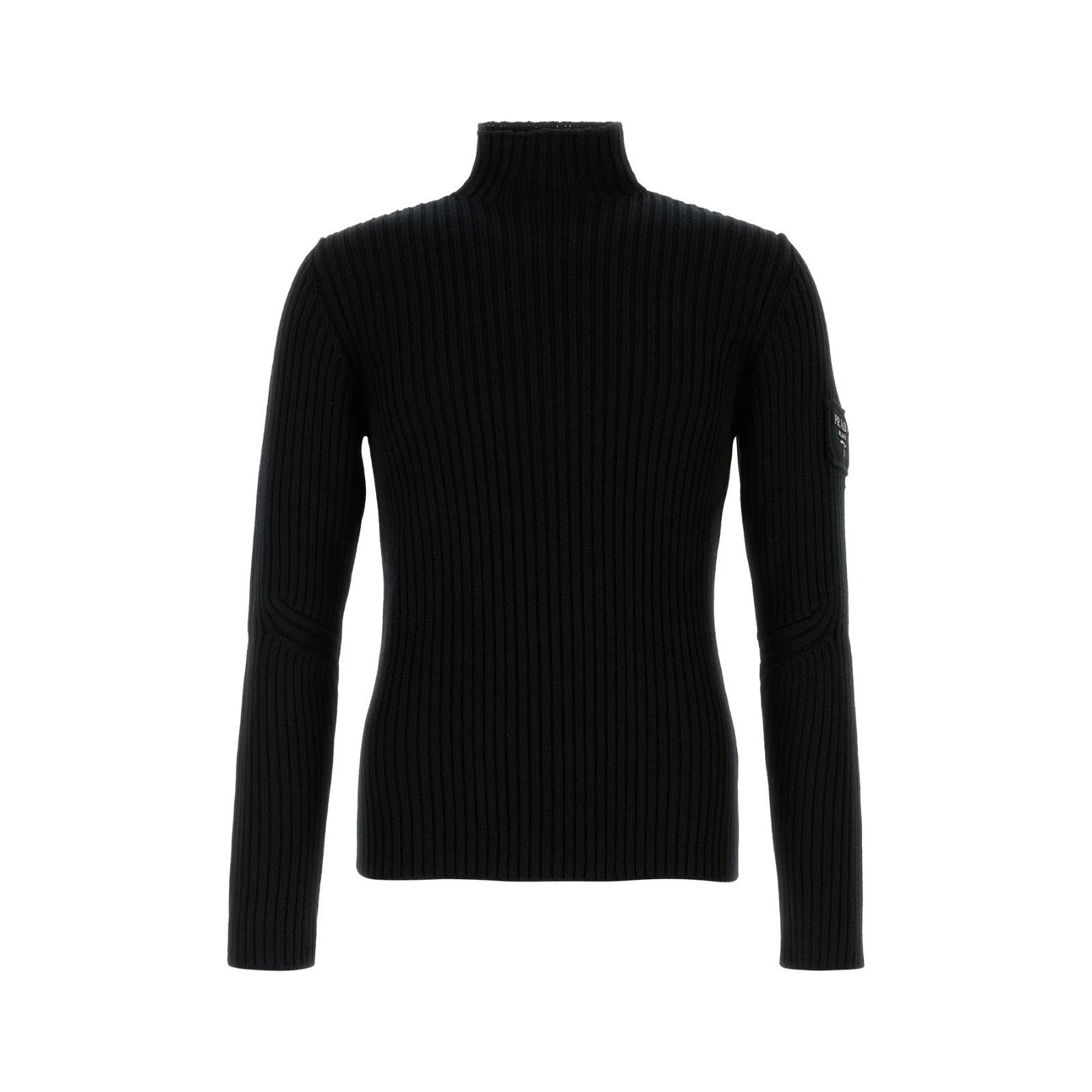 Prada PRADA Black Wool Sweater New & Authentic (Men's size:48;) Size US M / EU 48-50 / 2 - 1 Thumbnail