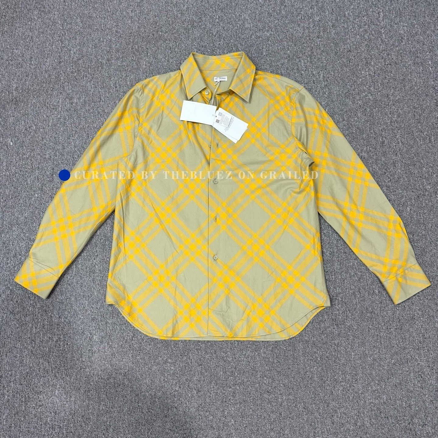 Burberry Burberry Colorblock Check Wool Shirt Size US L / EU 52-54 / 3 - 1 Thumbnail