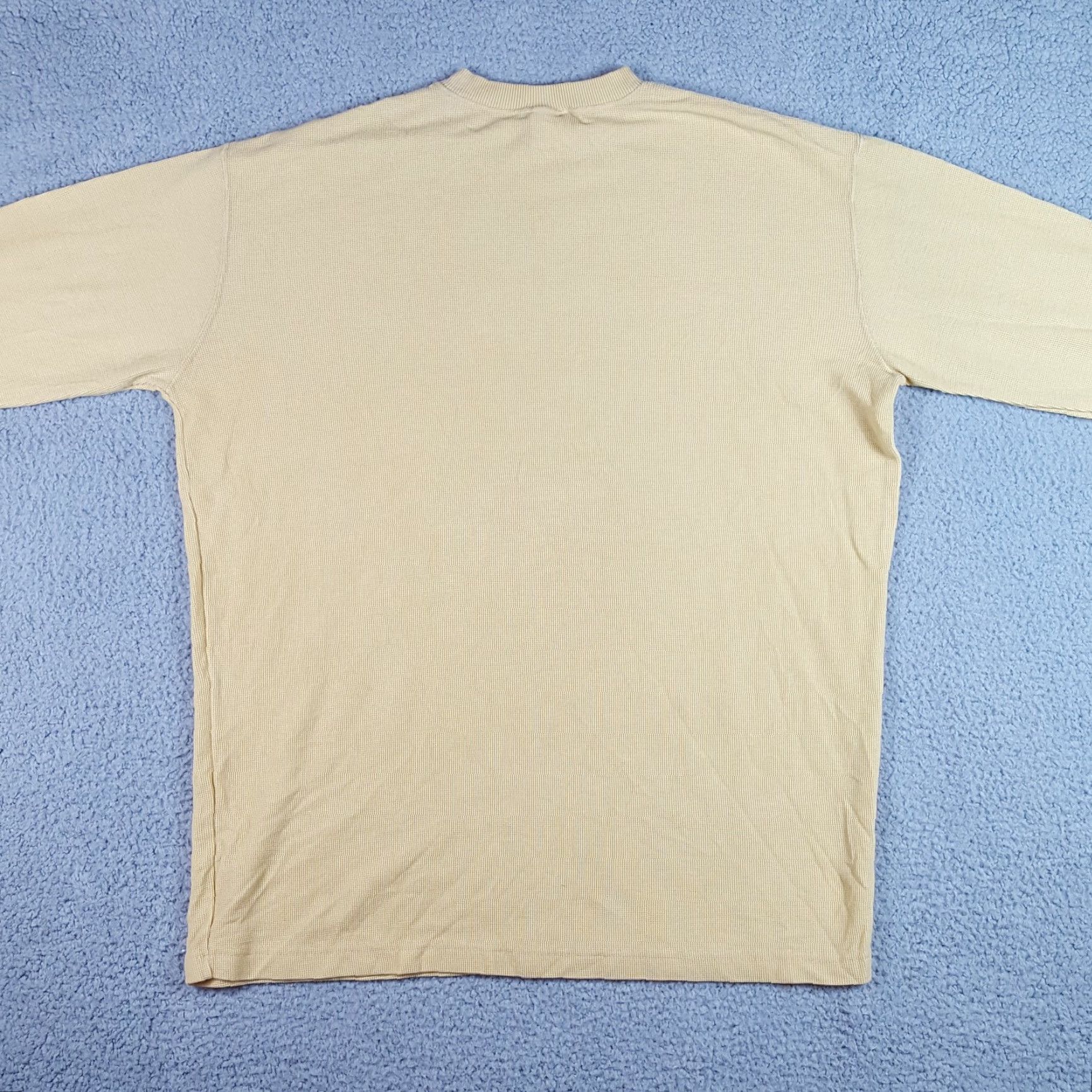 Vintage VINTAGE Chester Gregg Lyocell T-Shirt Knit Moisture Wicking Thermal Mens XL Yellow 80s 90s Under T Shirt Size US XL / EU 56 / 4 - 4 Thumbnail