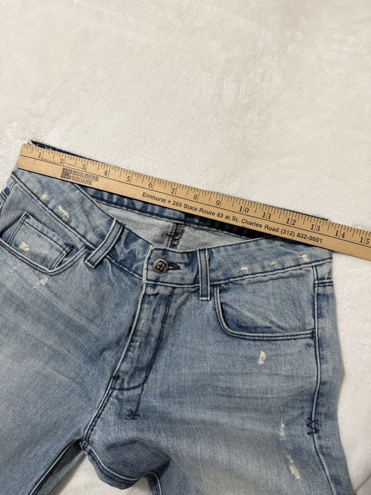 Ksubi Ksubi Chitch Distressed Denim Blue Jeans Slim Fit Mens 27x32 Size US 27 - 6 Thumbnail