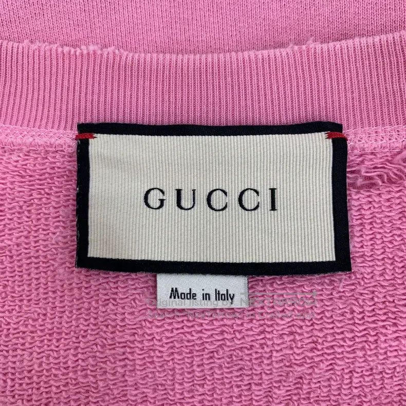 Gucci gucci Pink logo letter cat print old broken hole cotton ro Size XS / US 0-2 / IT 36-38 - 5 Thumbnail