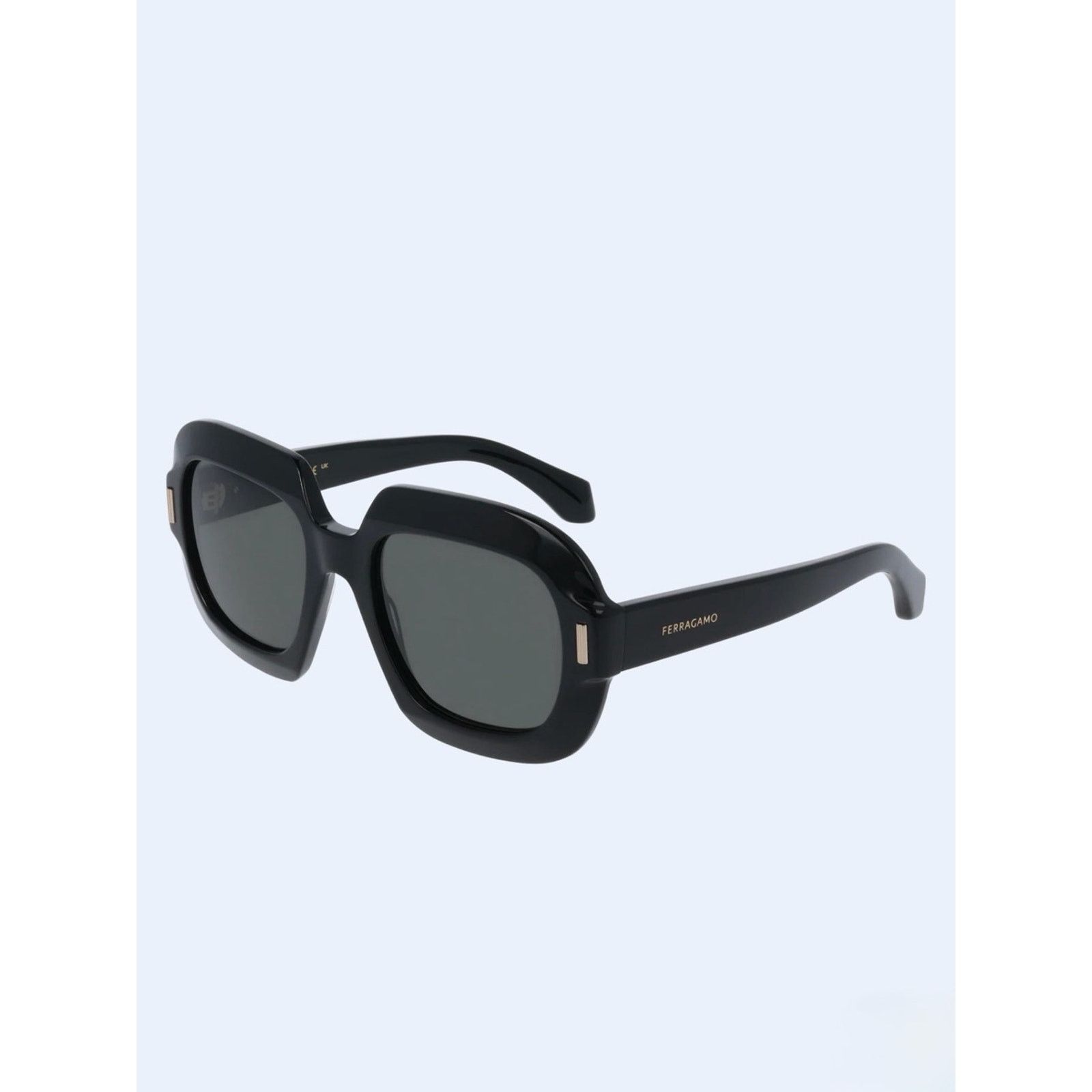 Salvatore Ferragamo New Salvatore Ferragamo SF2068SE 001 Women's Black Square Size ONE SIZE - 1 Thumbnail