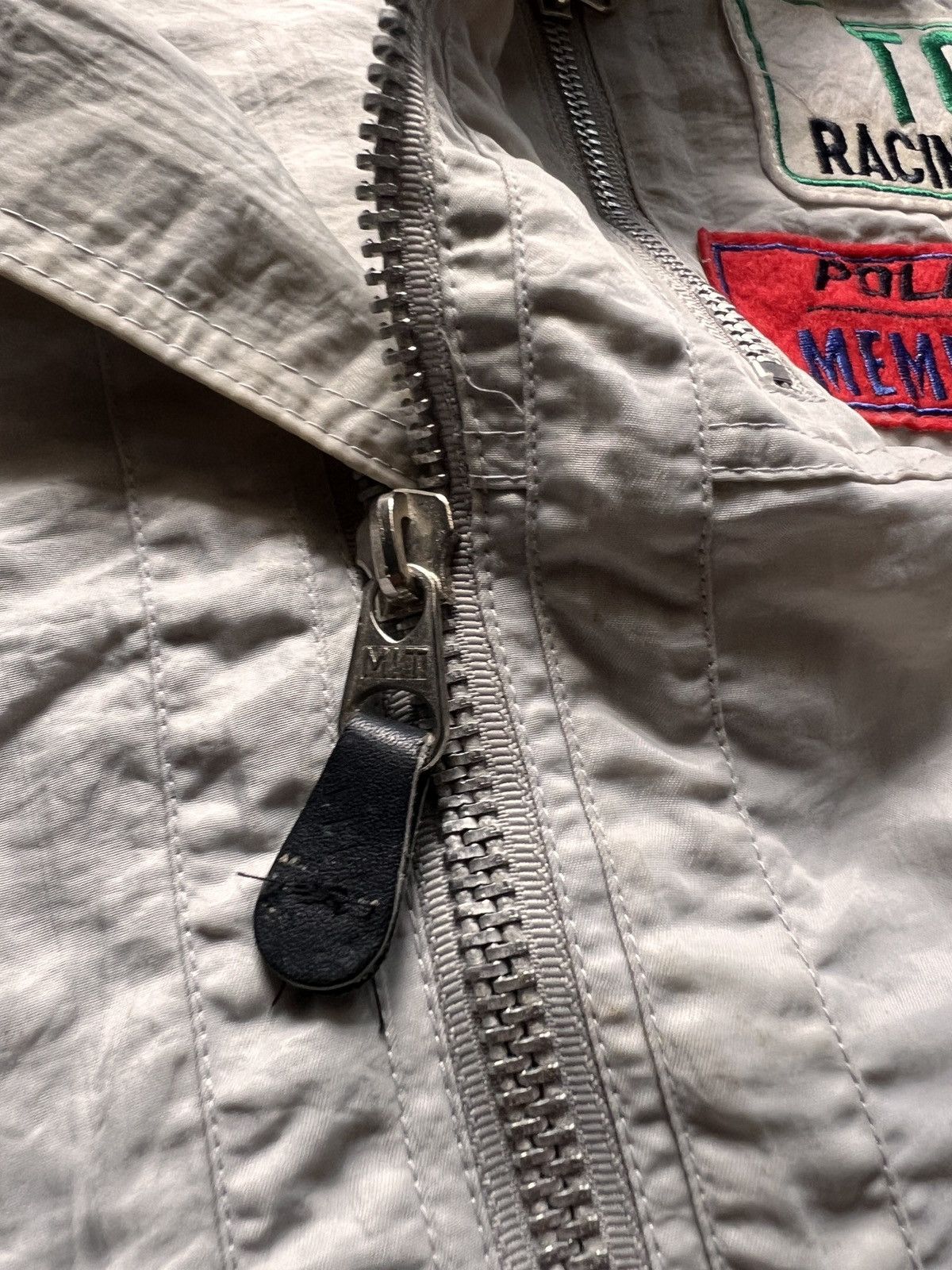 Vintage Vtg Pole Position Top Light Bomber Race Jacket Size US L / EU 52-54 / 3 - 7 Thumbnail