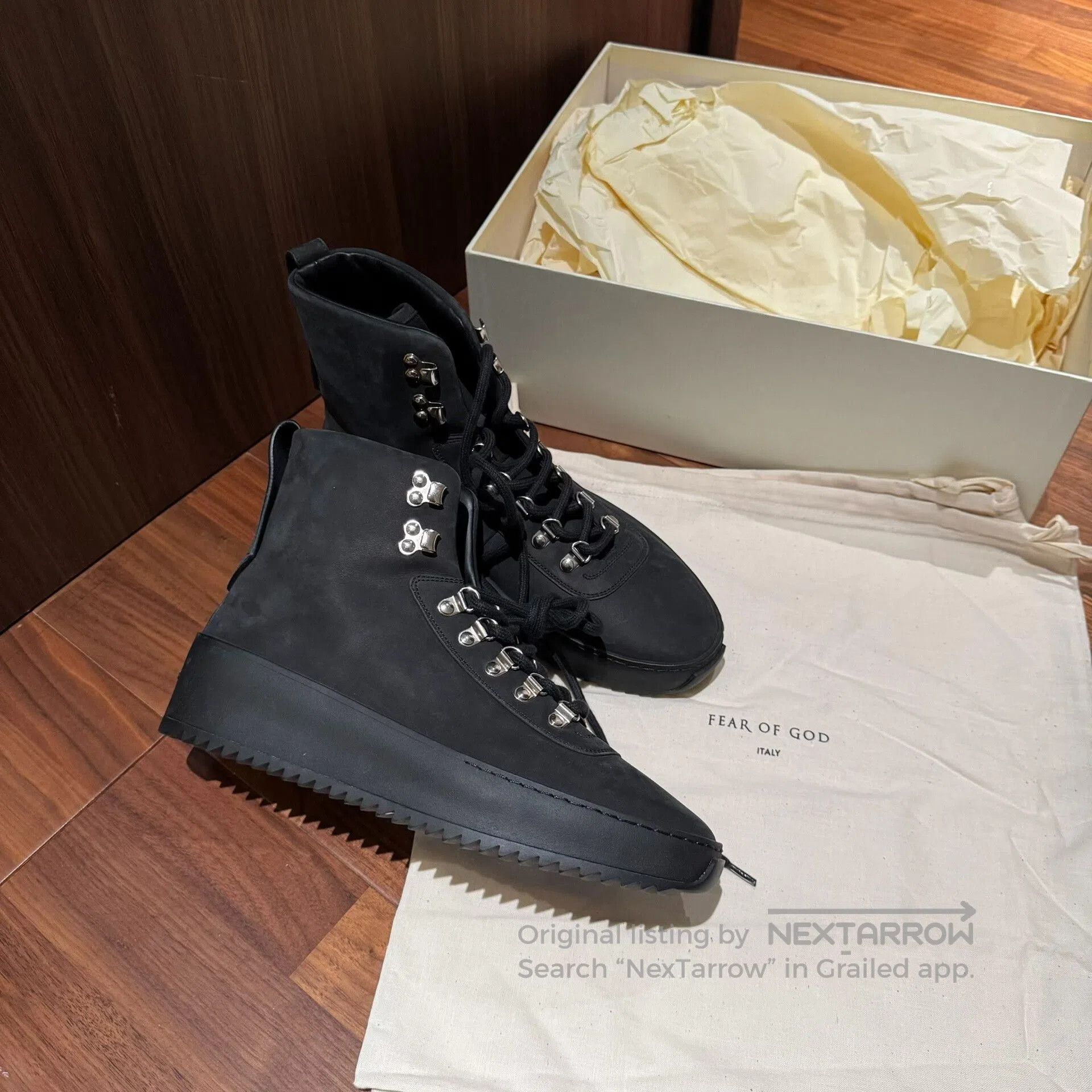 FOG Fear of God Leather Military Boots. Size US 6 / EU 39 - 1 Thumbnail