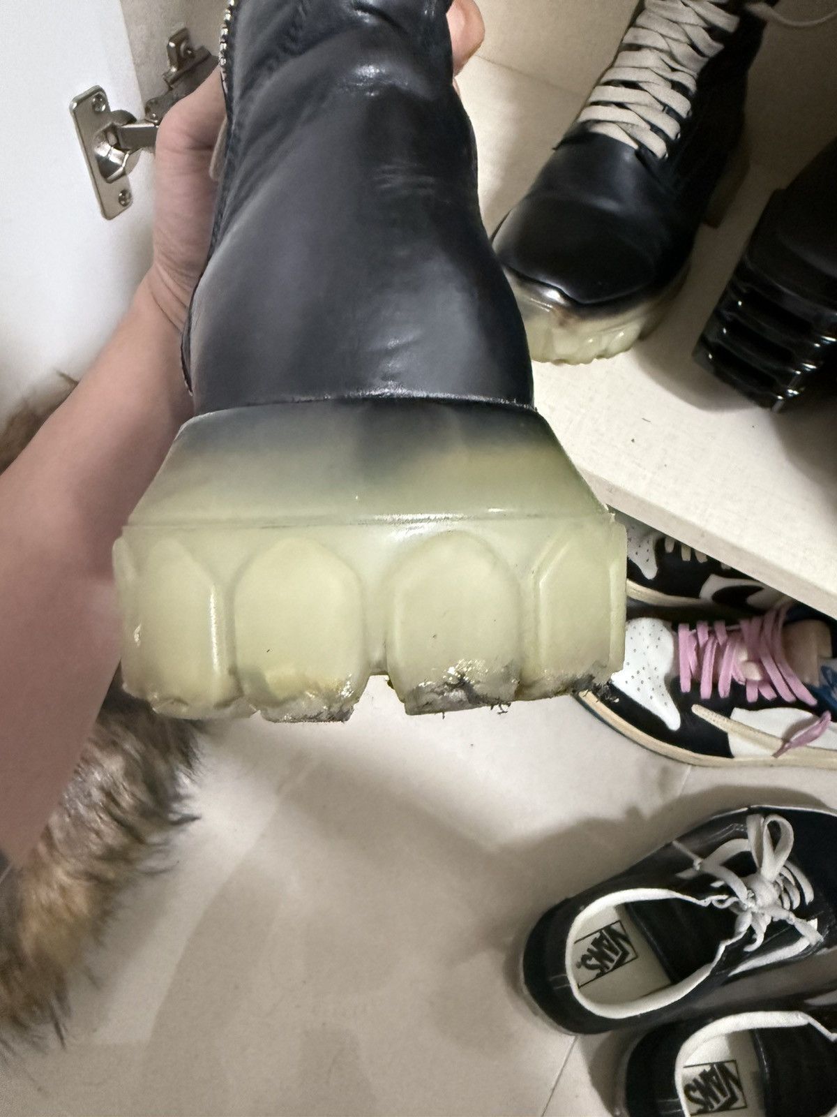 Rick Owens Sisyphus Tractor Boots Size US 8 / EU 41 - 5 Thumbnail