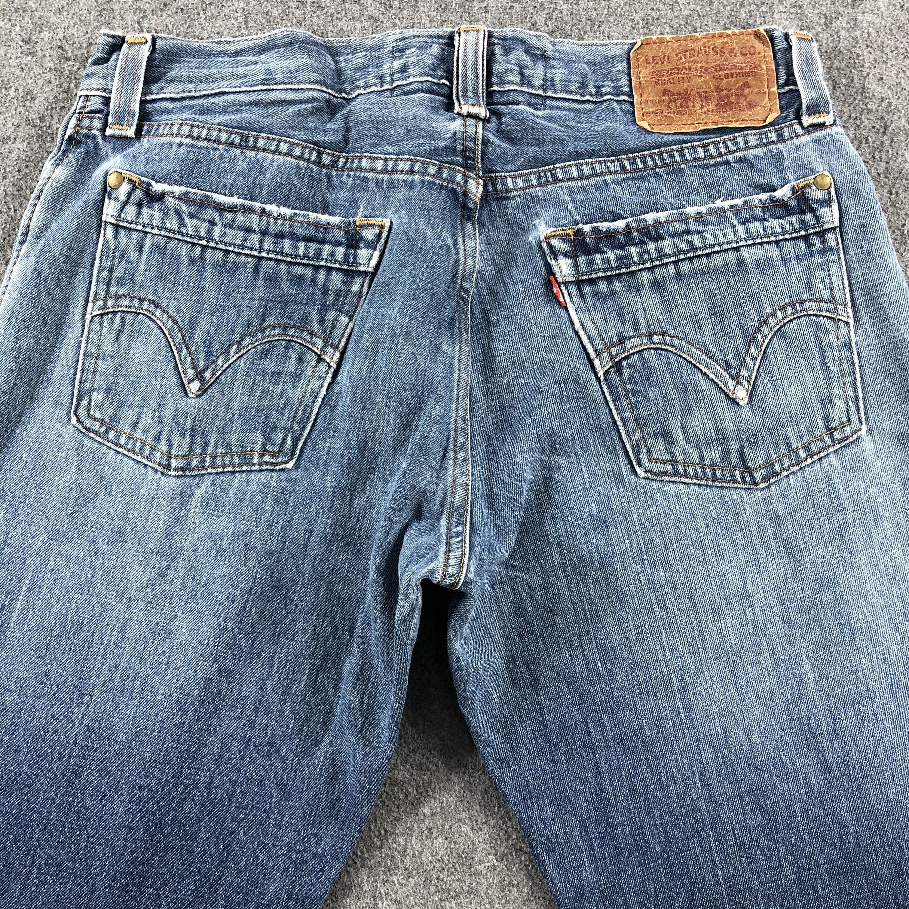 Levi's 90s Vintage Blue Wash Levis 527 Jeans-J2409 Size US 34 / EU 50 - 4 Thumbnail