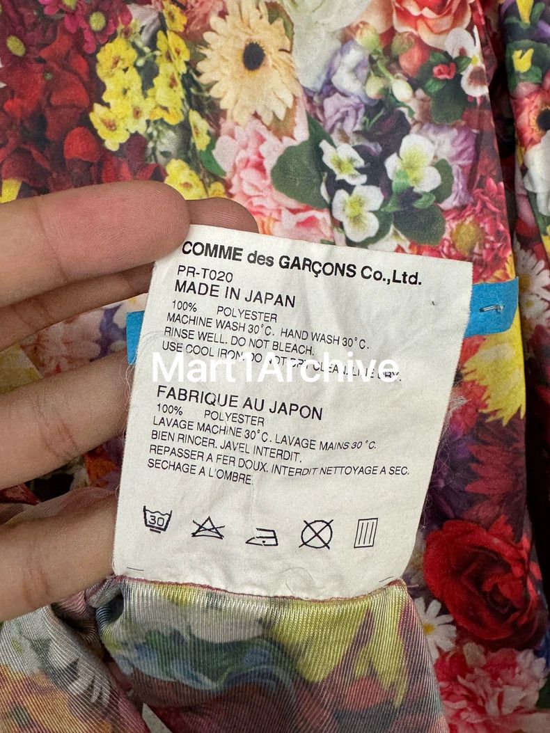 Comme des Garcons Comme Des Garcons Floral print shirt Size S / US 4 / IT 40 - 9 Thumbnail