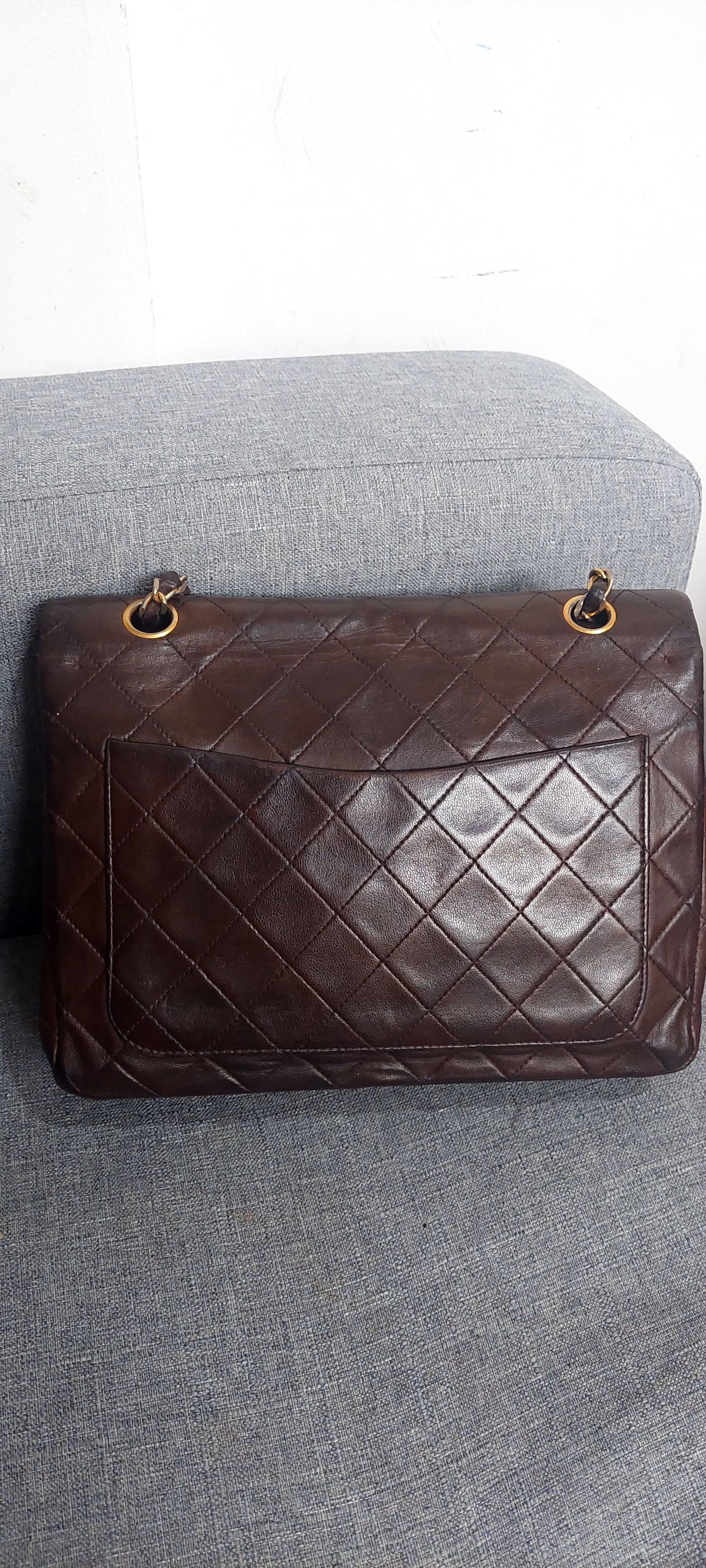Chanel Chanel Classic Medium Double Flap in Brown Colour, 1980an Size ONE SIZE - 3 Thumbnail