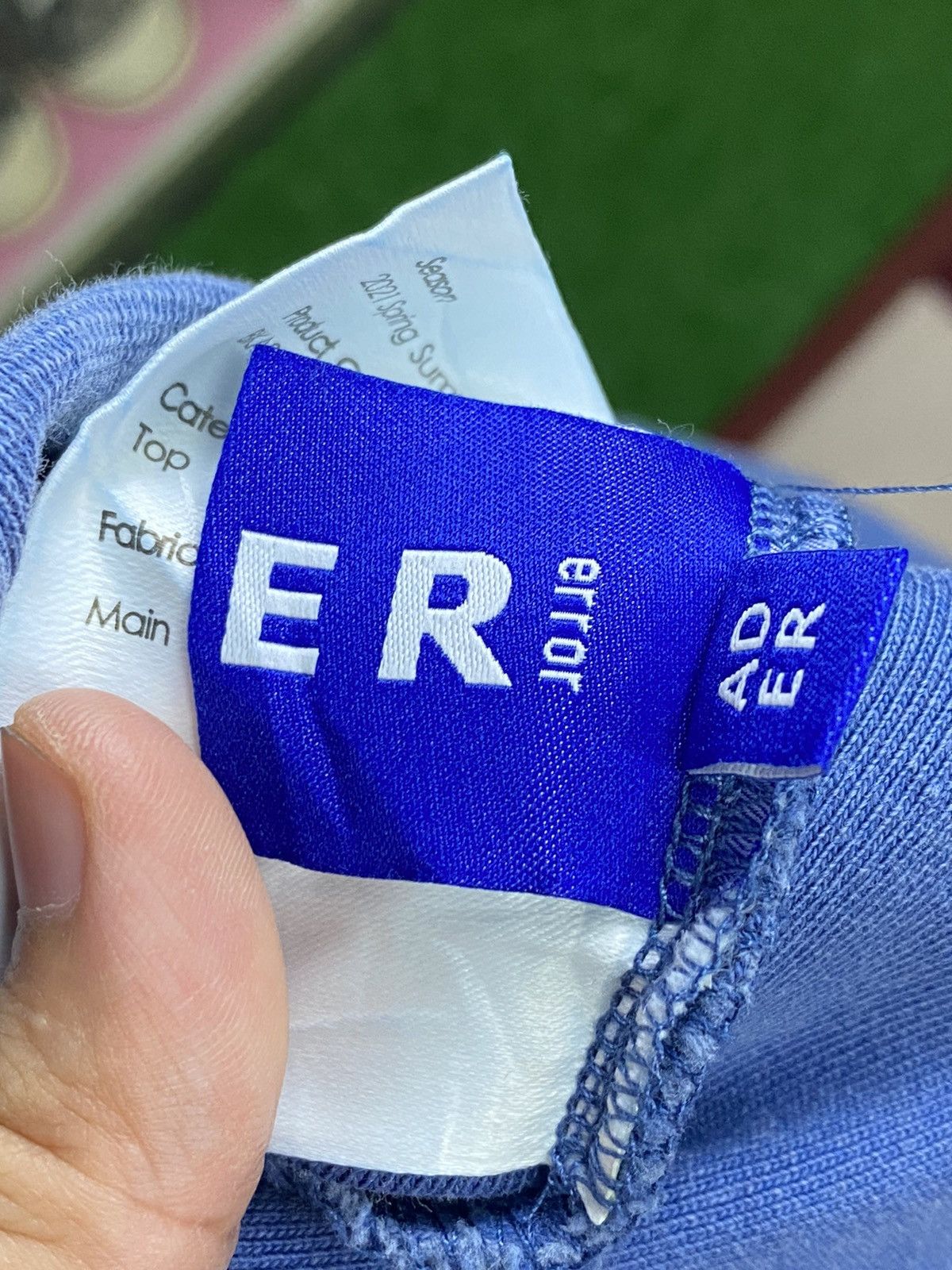 Ader Error Ader blue Hoodies Size US XL / EU 56 / 4 - 12 Thumbnail