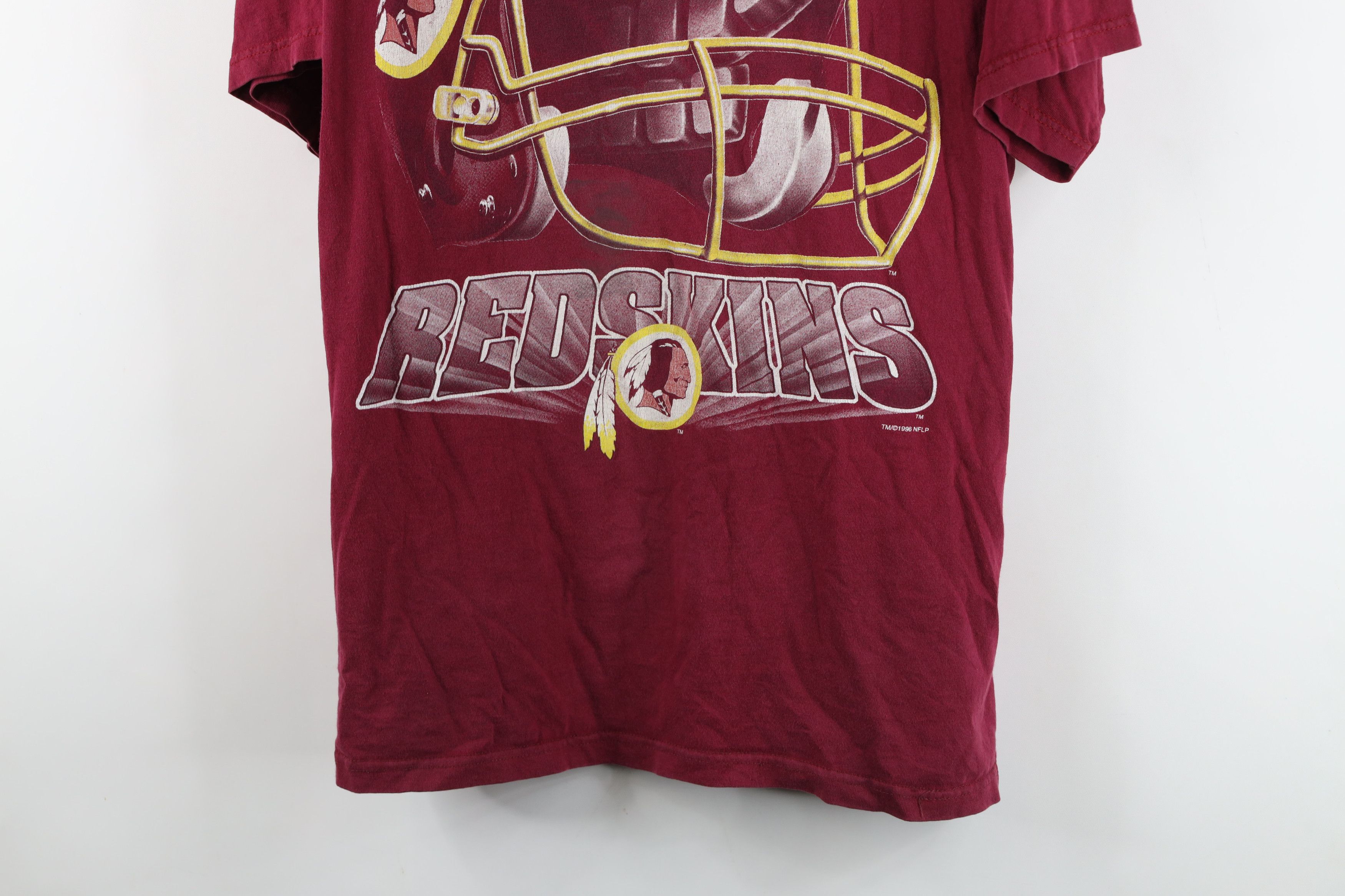 Vintage Vintage 90s Redskins Football T-Shirt Commanders USA Size US XL / EU 56 / 4 - 3 Thumbnail