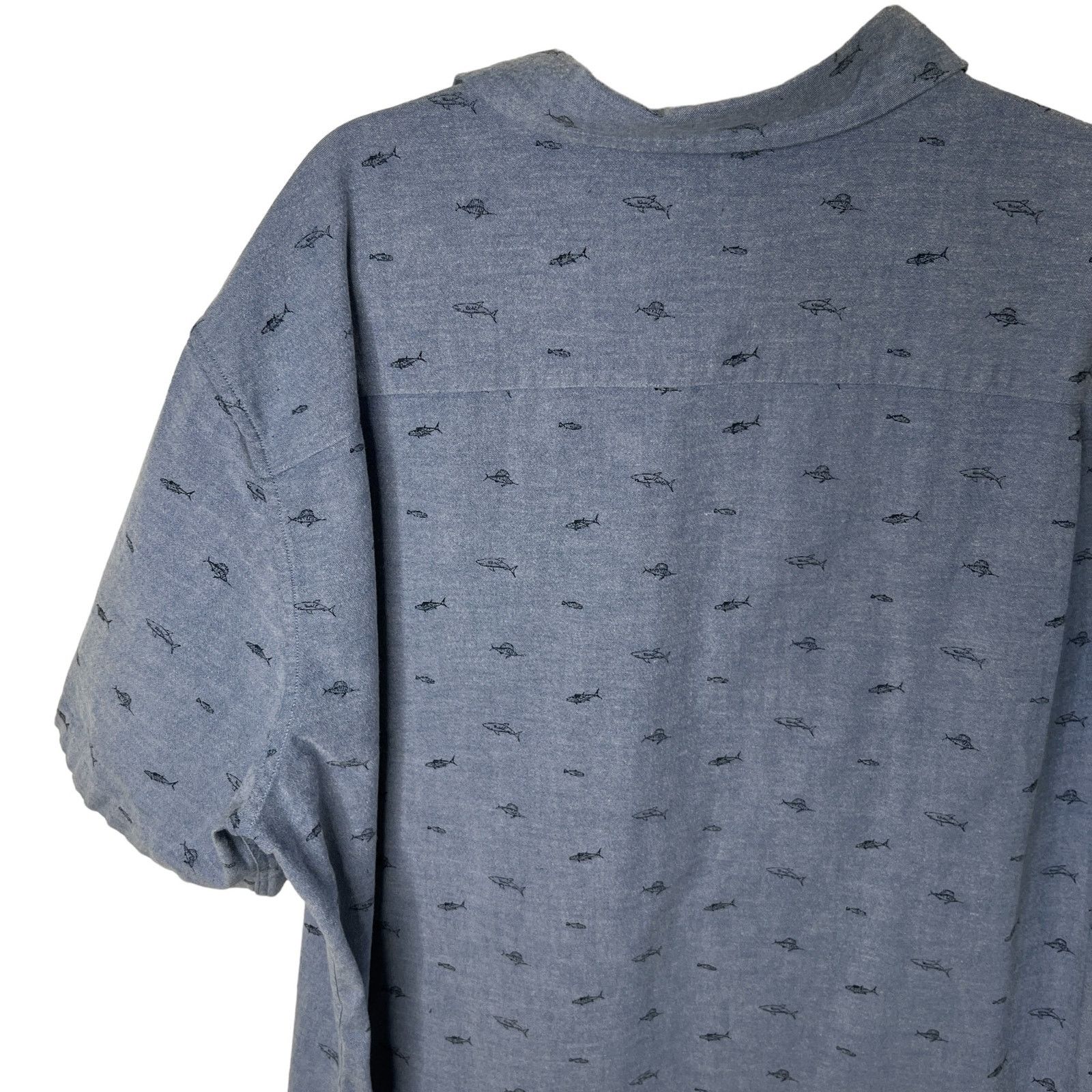 Other Hawker Rye Fish Button Down Stretch Oxford Slim XXL Tall Size US XXL / EU 58 / 5 - 4 Thumbnail