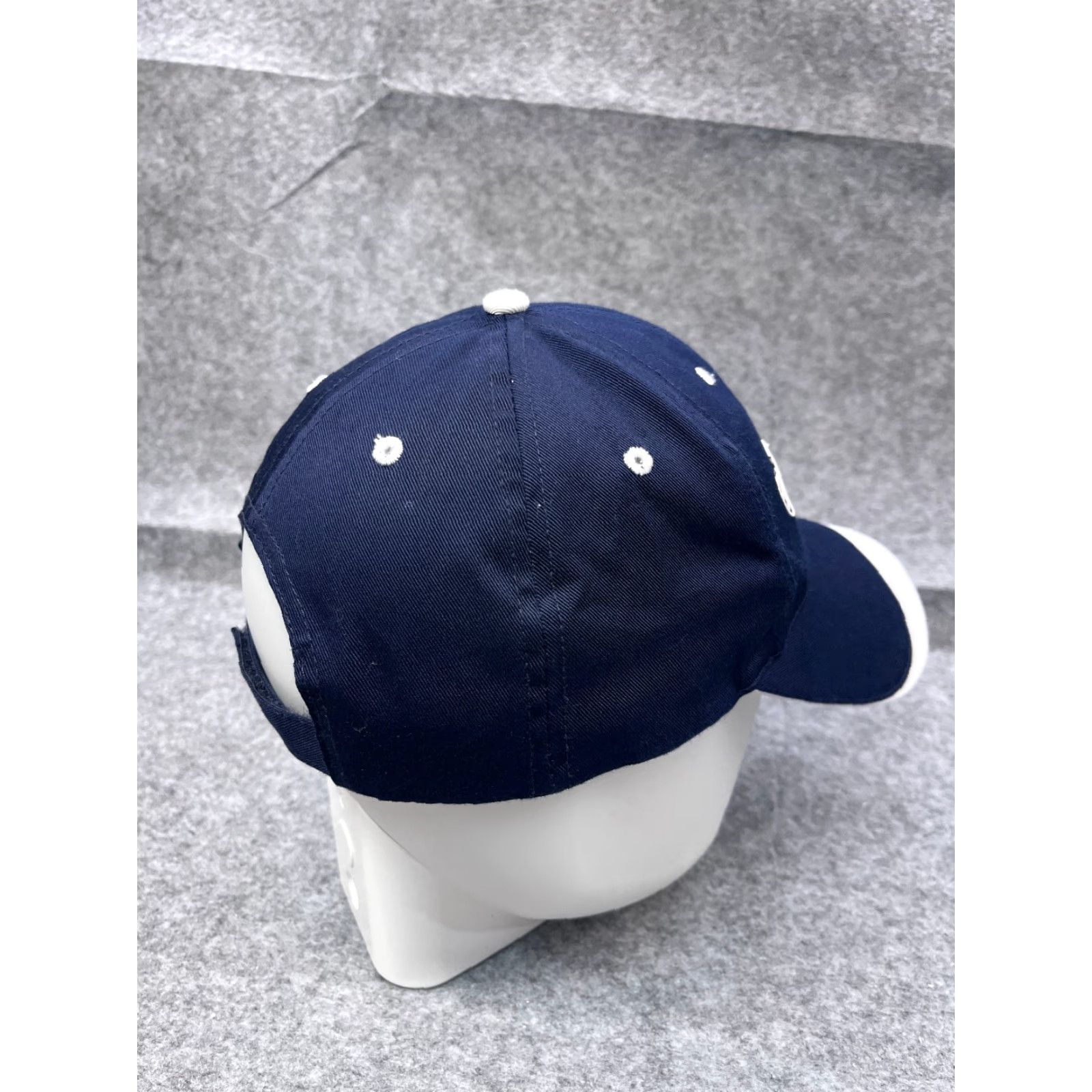 Vintage Unique Headwear Spidle Turbeco Hat Cap Adjustble One Size Adult Blue Polyester Blend Golf Hat Men Twill Logo Outdoor 90s? Size ONE SIZE - 7 Thumbnail