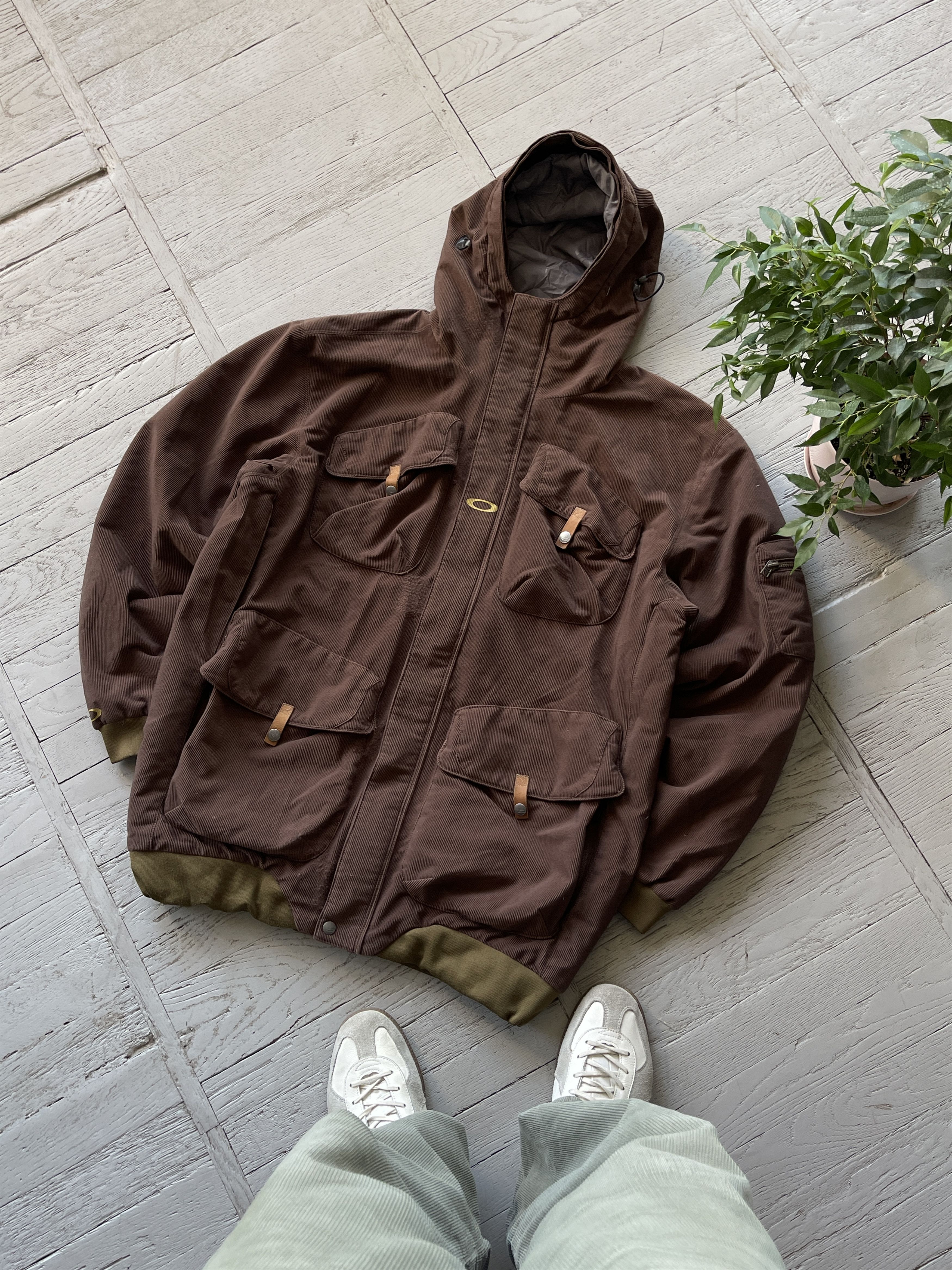 Vintage 00s Oakley Software Corduroy Technical Jacket | Grailed