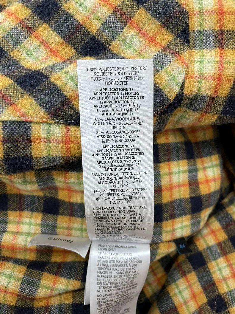 Gucci Gucci Donald Duck embroidered plaid wool coat Size US S / EU 44-46 / 1 - 7 Thumbnail