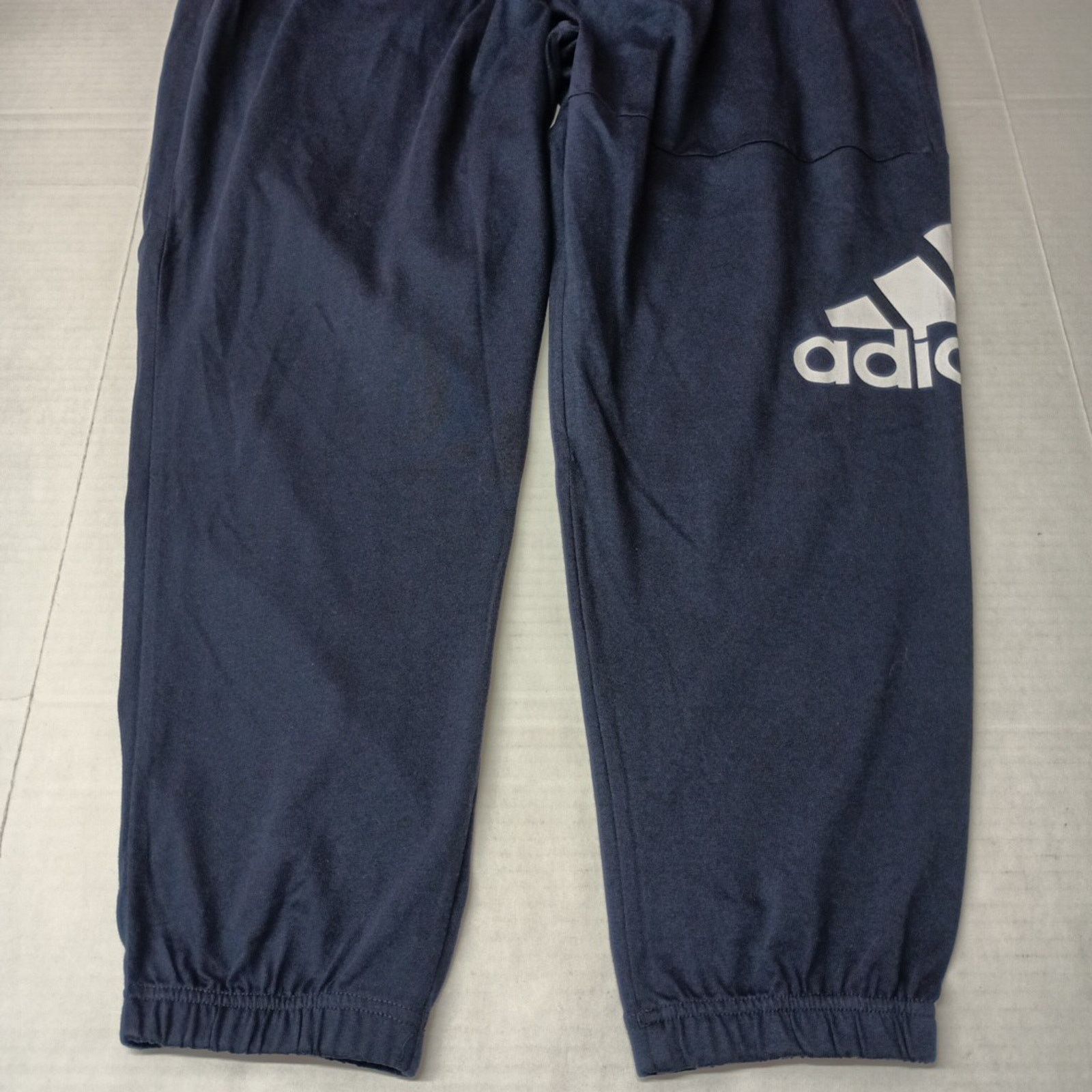 Adidas Adidas Men's Blue Joggers Size 2XL Jersey Tapered Pants Size US 38 / EU 54 - 2 Thumbnail