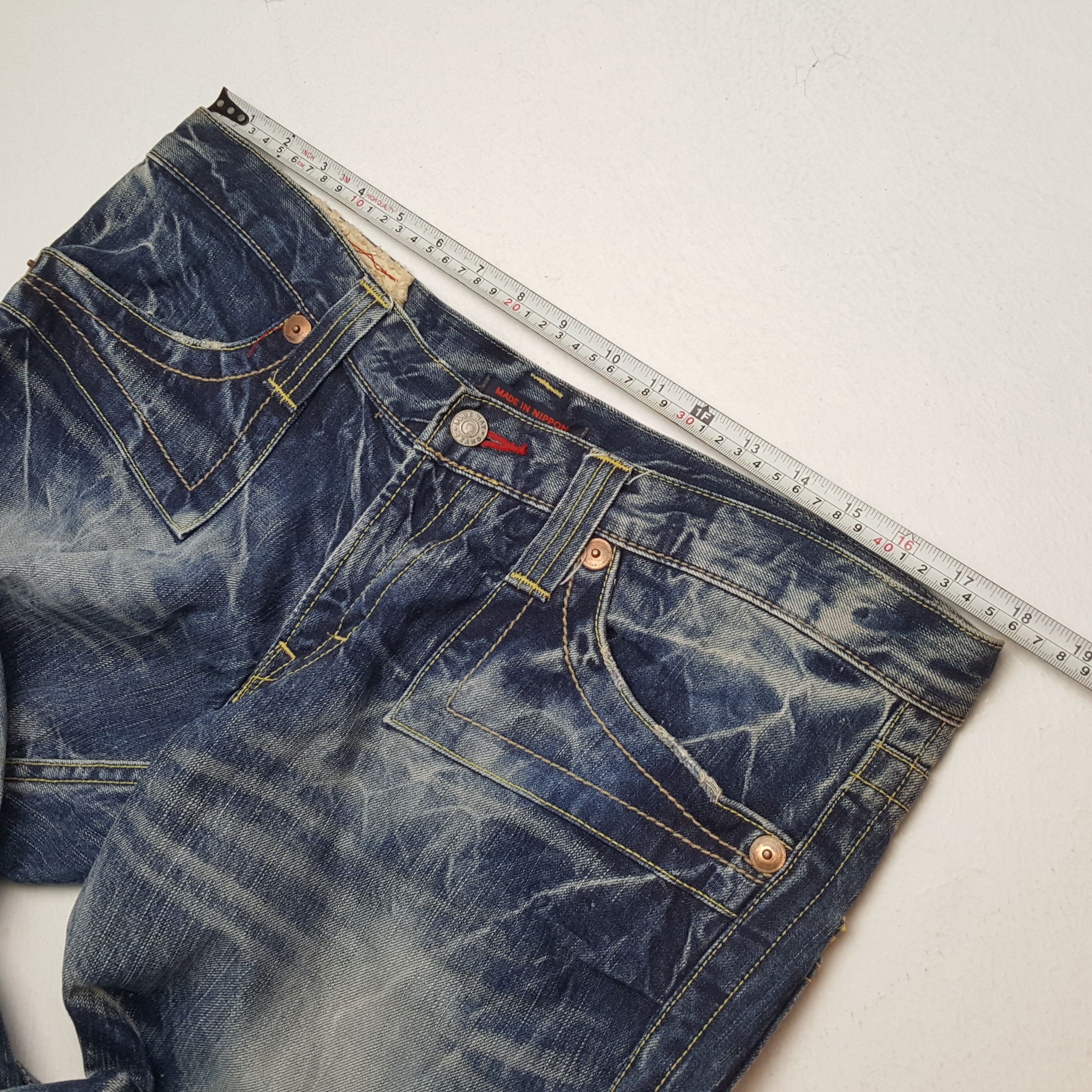 Japanese Brand Blue Way Streetwear Rock Punk Style Jeans Size US 36 / EU 52 - 7 Thumbnail