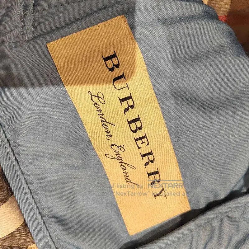 Burberry Burberry M Size Blue Silk Blend Coat. Size M / US 6-8 / IT 42-44 - 7 Thumbnail