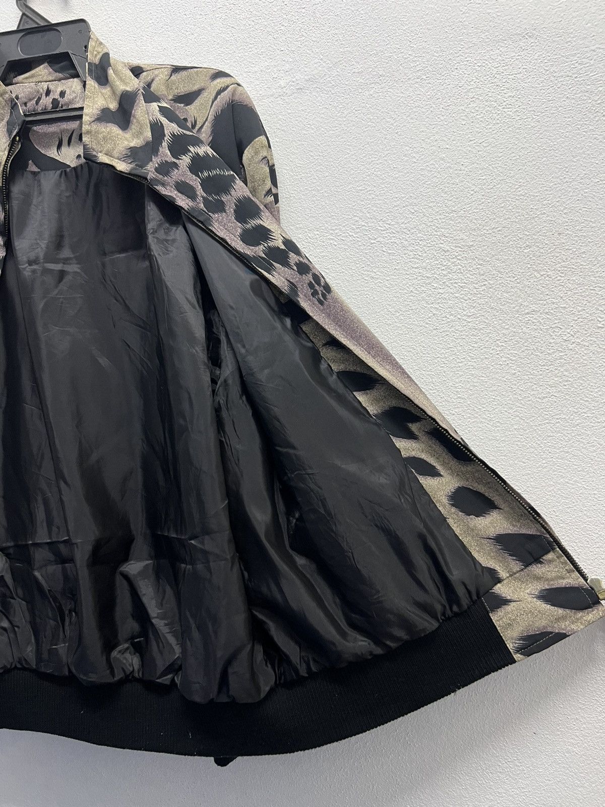 Vintage Vintage Leopard Face Full-Print Bomber Jacket 100% Polyester Size US L / EU 52-54 / 3 - 11 Thumbnail