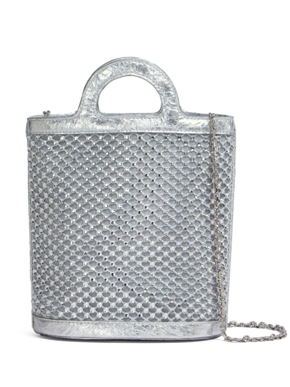 Marni o1w1db11125 Size :OS/Metallic Bucket Bag in Silver Size ONE SIZE - 3 Thumbnail
