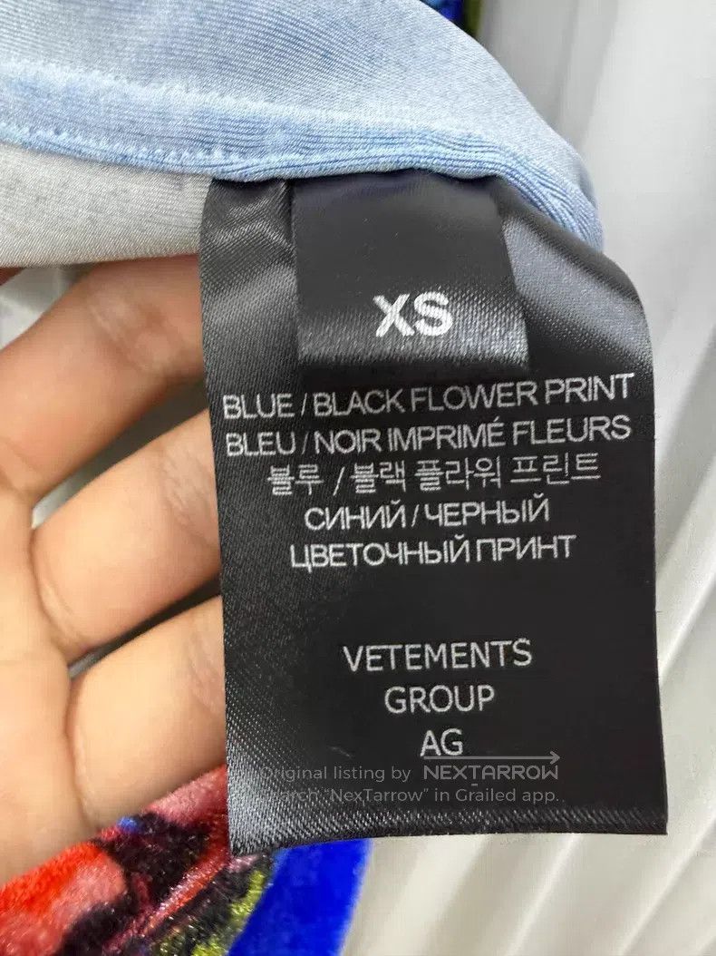 Other Vetements Floral print blouse with bold color contrast and Size XS / US 0-2 / IT 36-38 - 6 Thumbnail