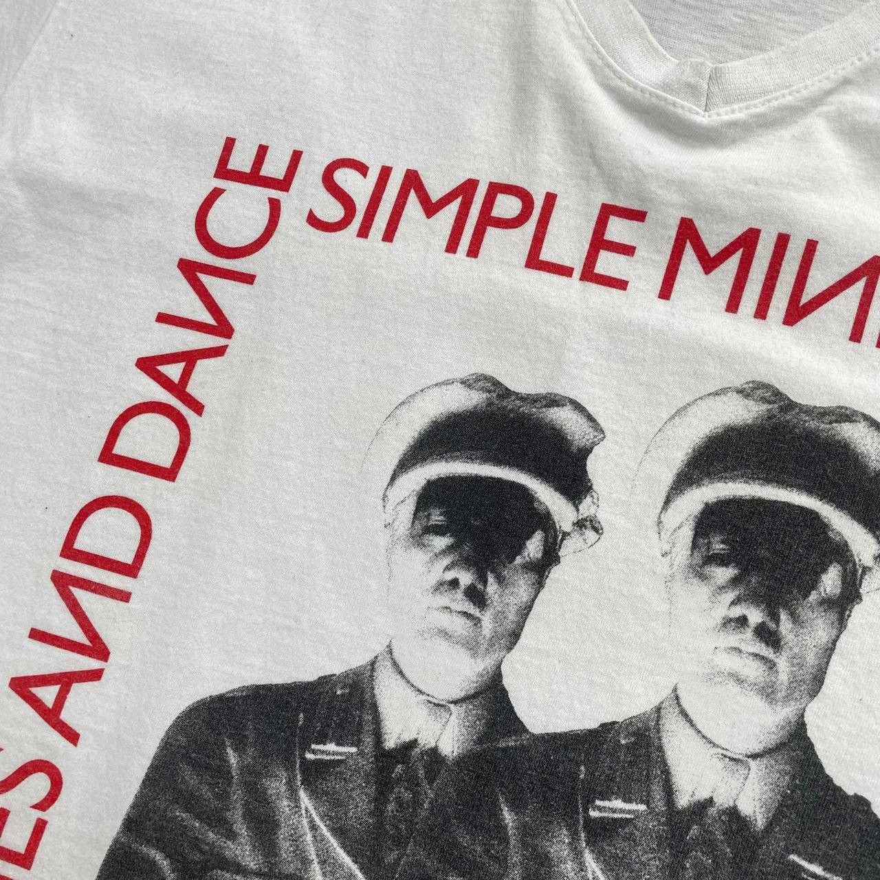 Band Tees Simple Minds Empires And Dance Promo V-Neck T Shirt White M Size US M / EU 48-50 / 2 - 3 Thumbnail