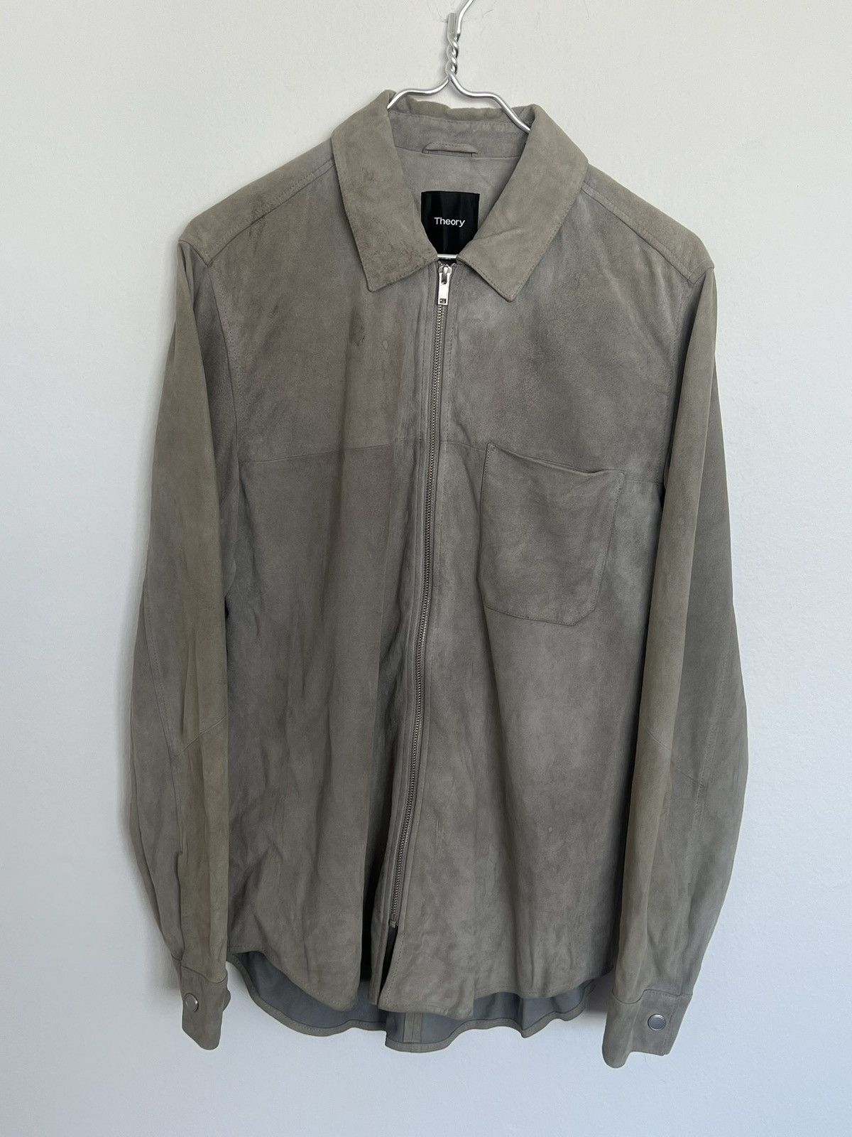 Grey Theory Leather Jacket