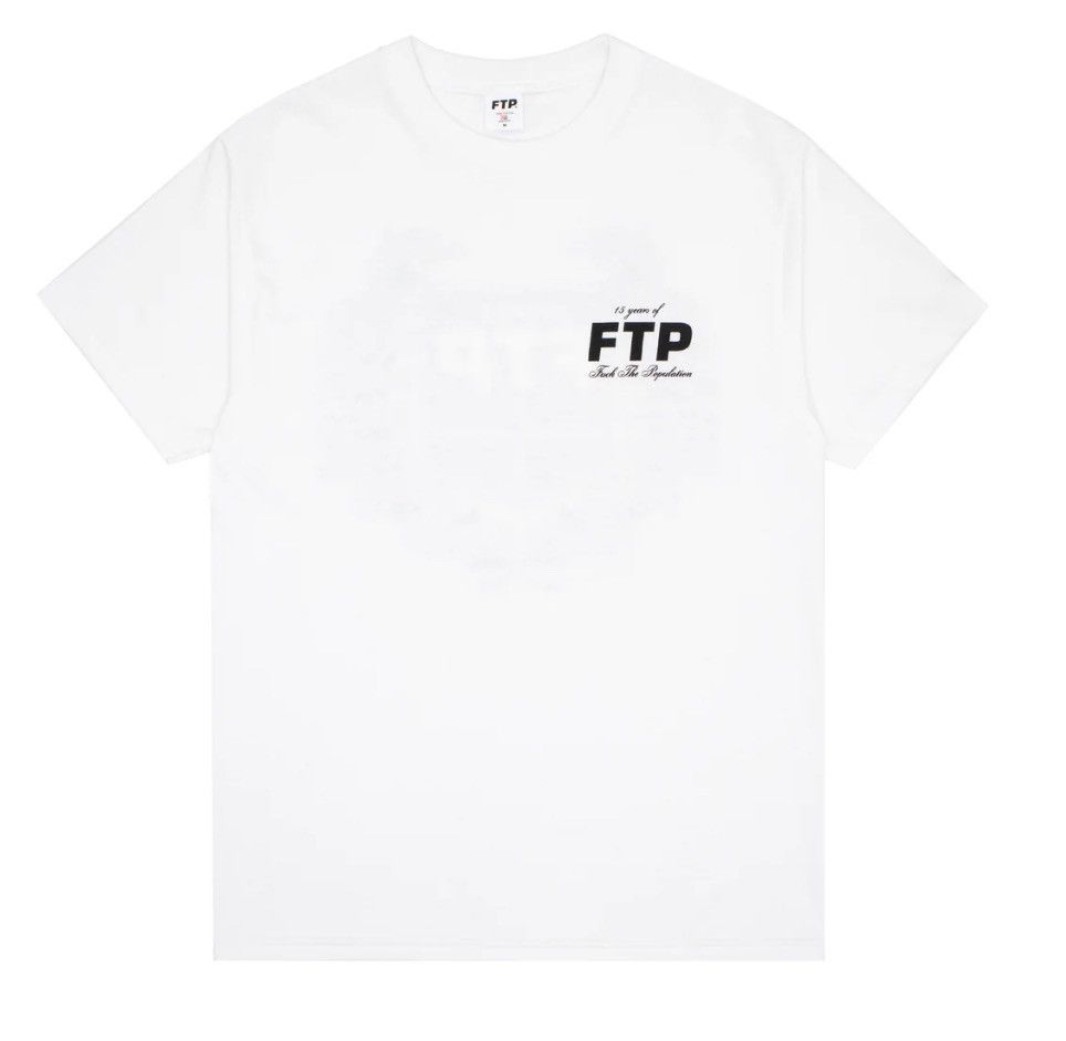 Fuck The Population FTP 15 year anniversary Tee new white xl Size US XL / EU 56 / 4 - 2 Thumbnail