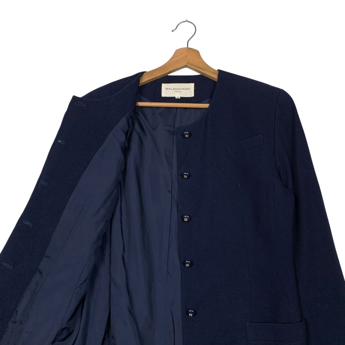 Balenciaga Balenciaga Wool Women Jacket Size L / US 10 / IT 46 - 10 Thumbnail